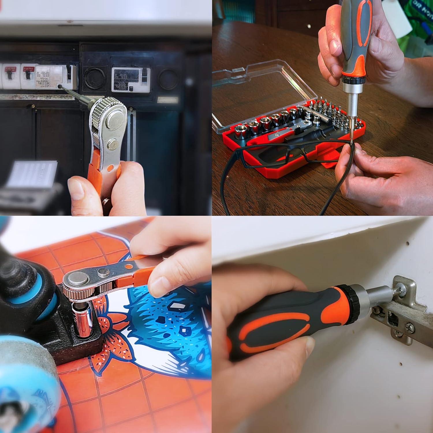 Juego de Destornilladores de Carraca 42 en 1 TOOLMAK