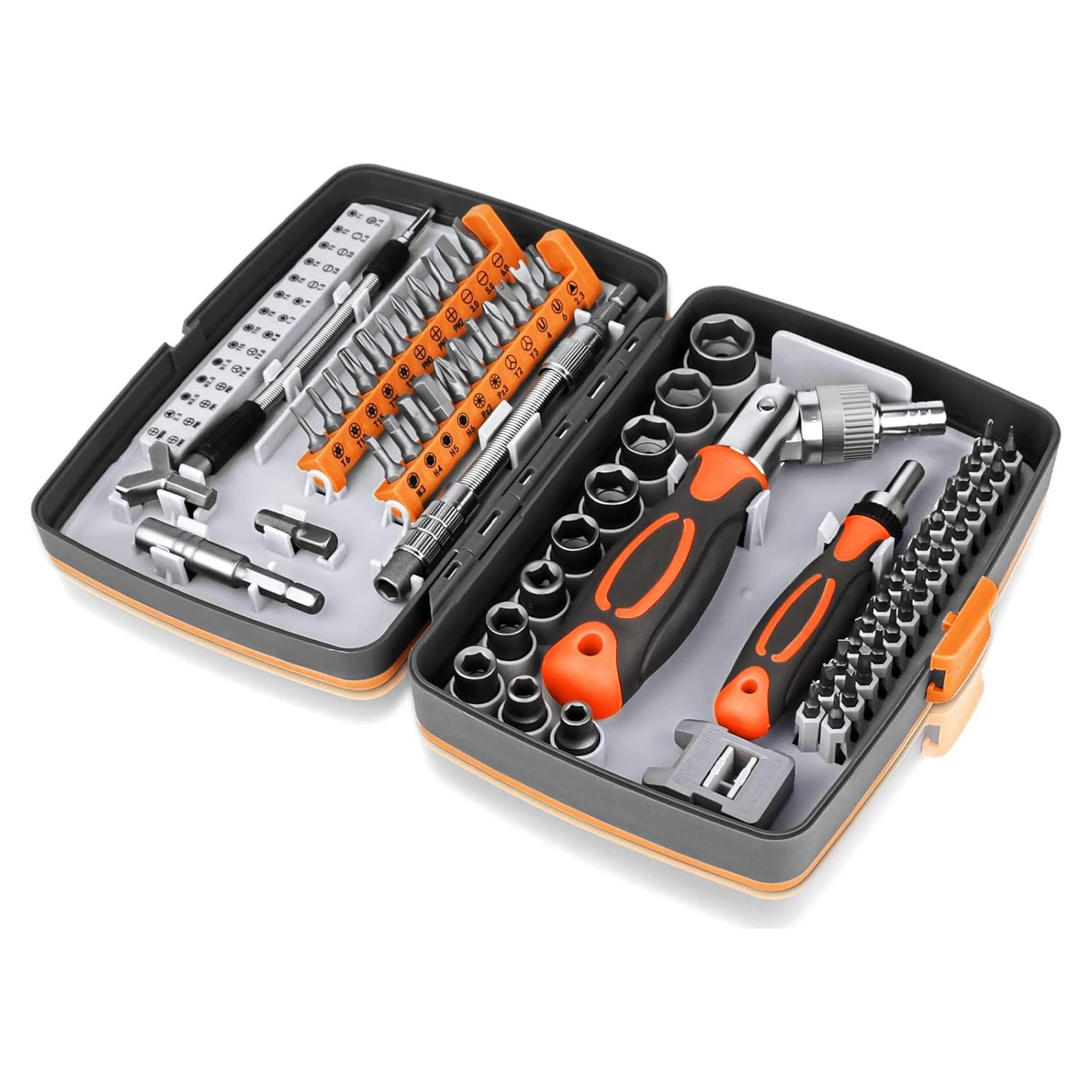 Juego de Destornilladores BTEC 68 en 1 con Estuche