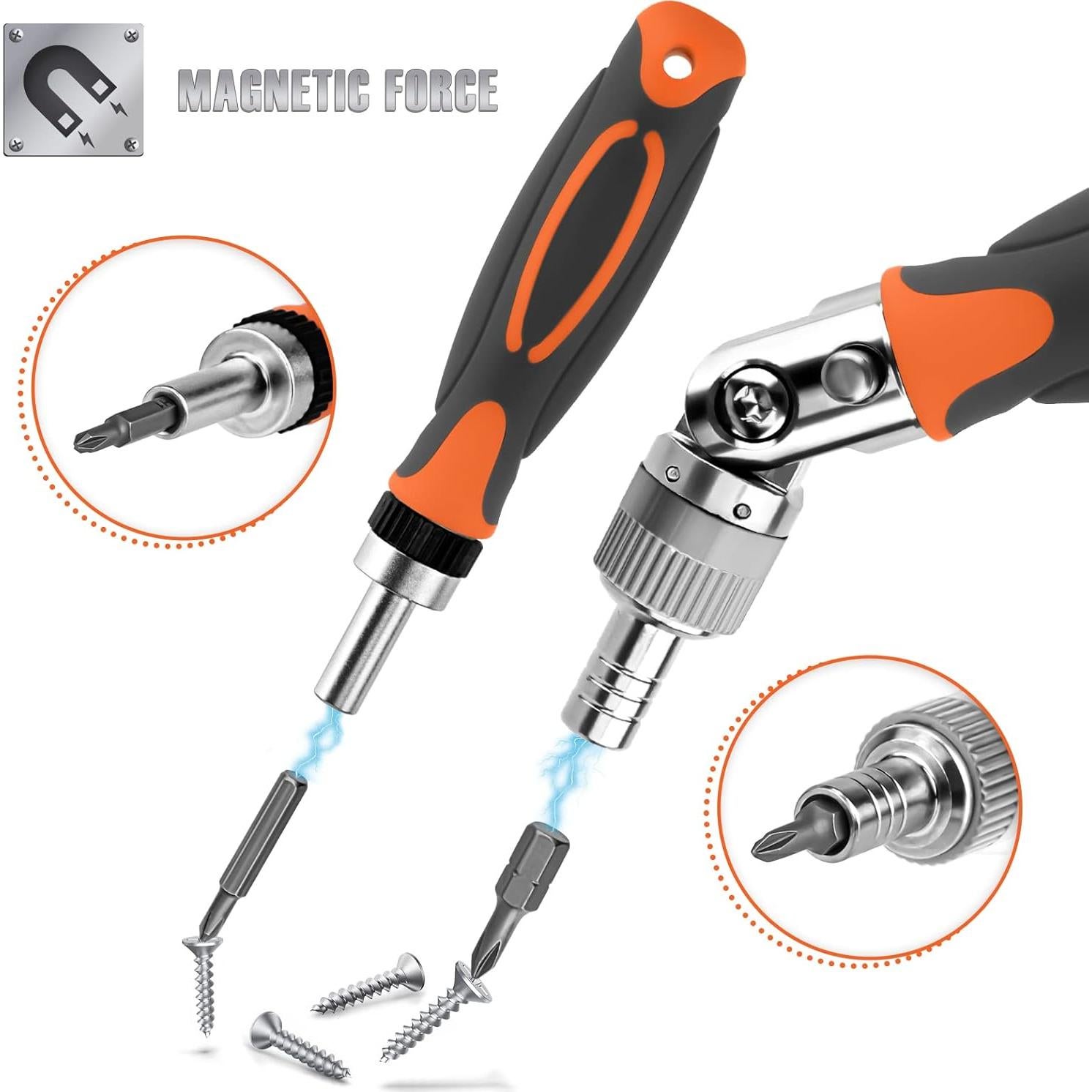 Juego de Destornilladores BTEC 68 en 1 con Estuche