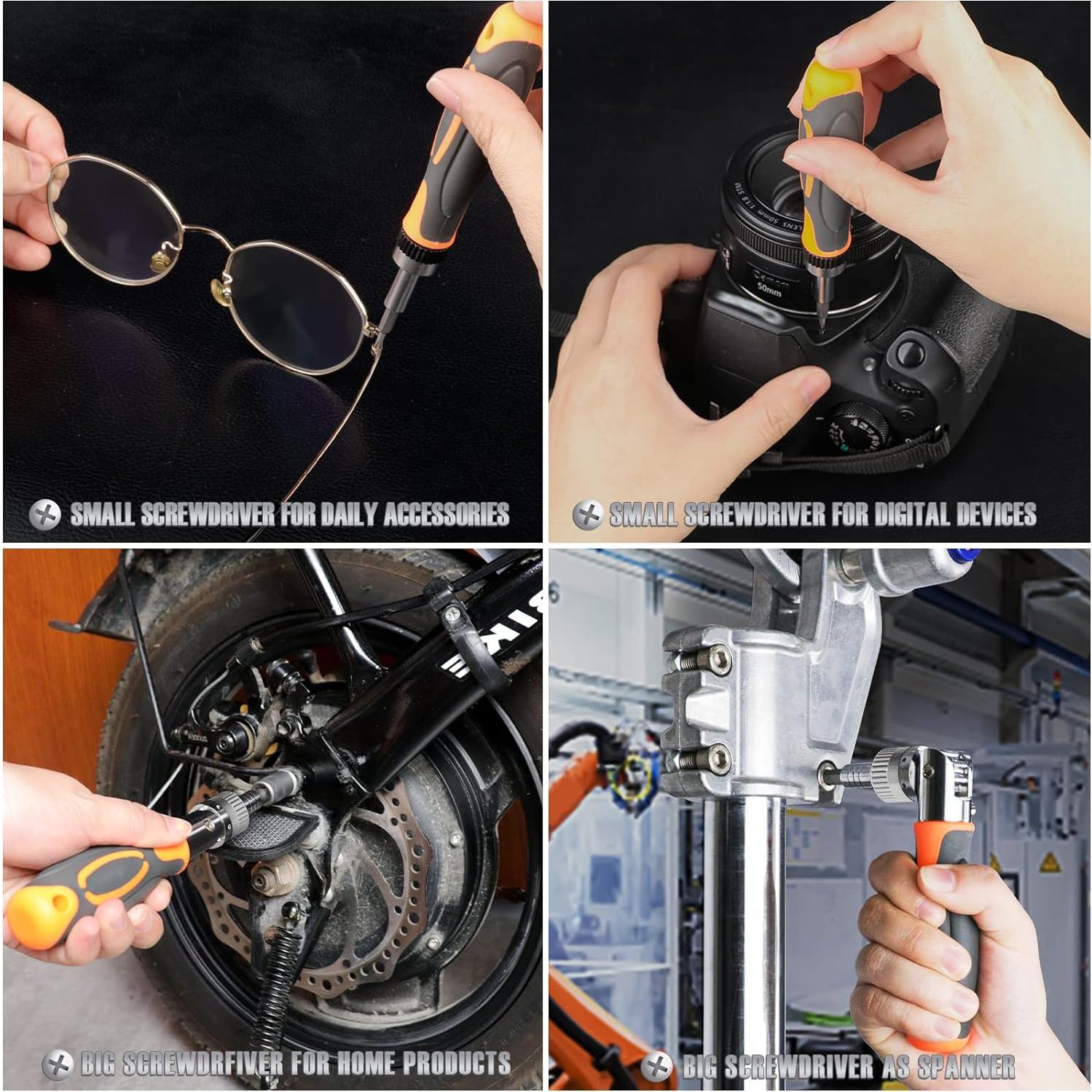 Juego de Destornilladores BTEC 68 en 1 con Estuche