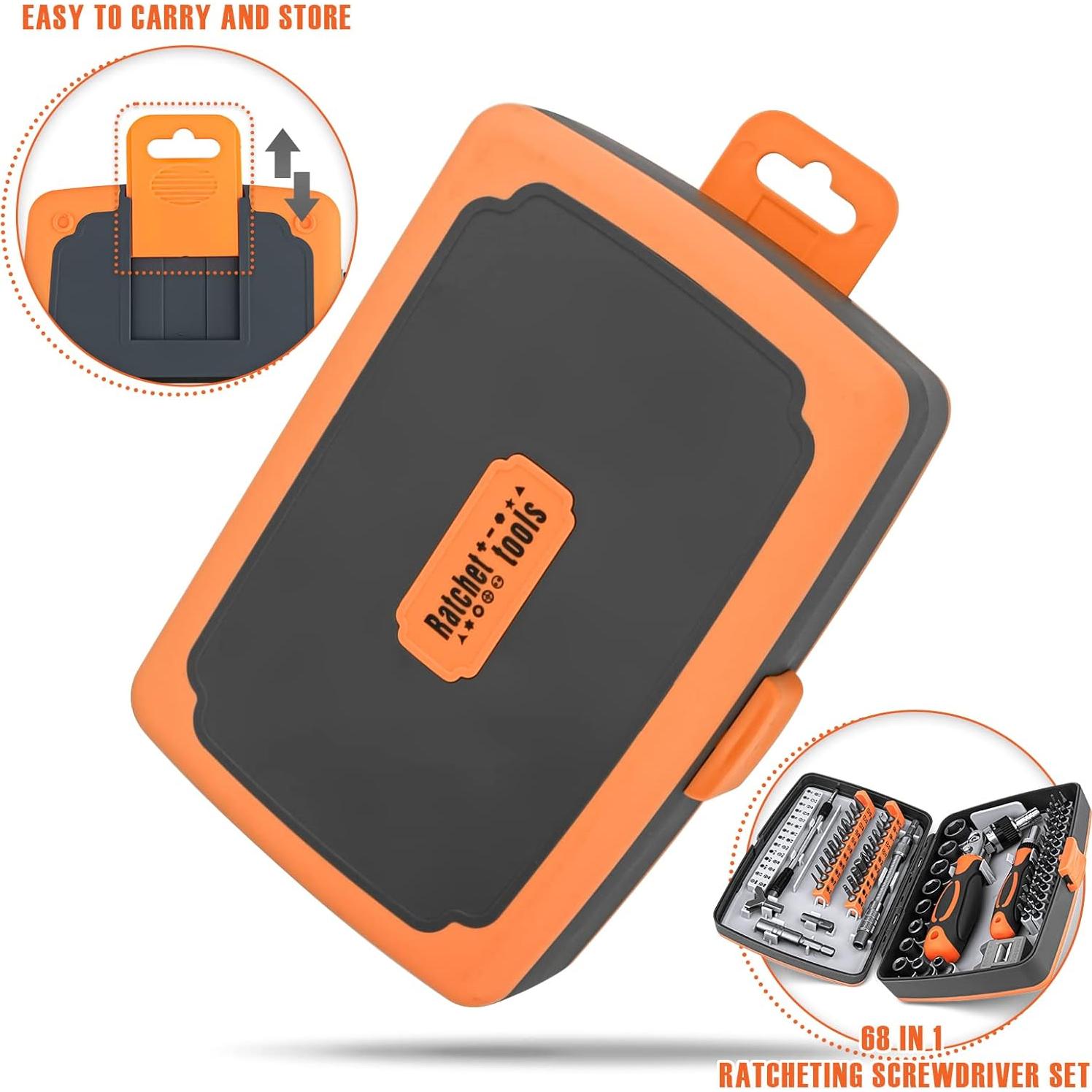 Juego de Destornilladores BTEC 68 en 1 con Estuche