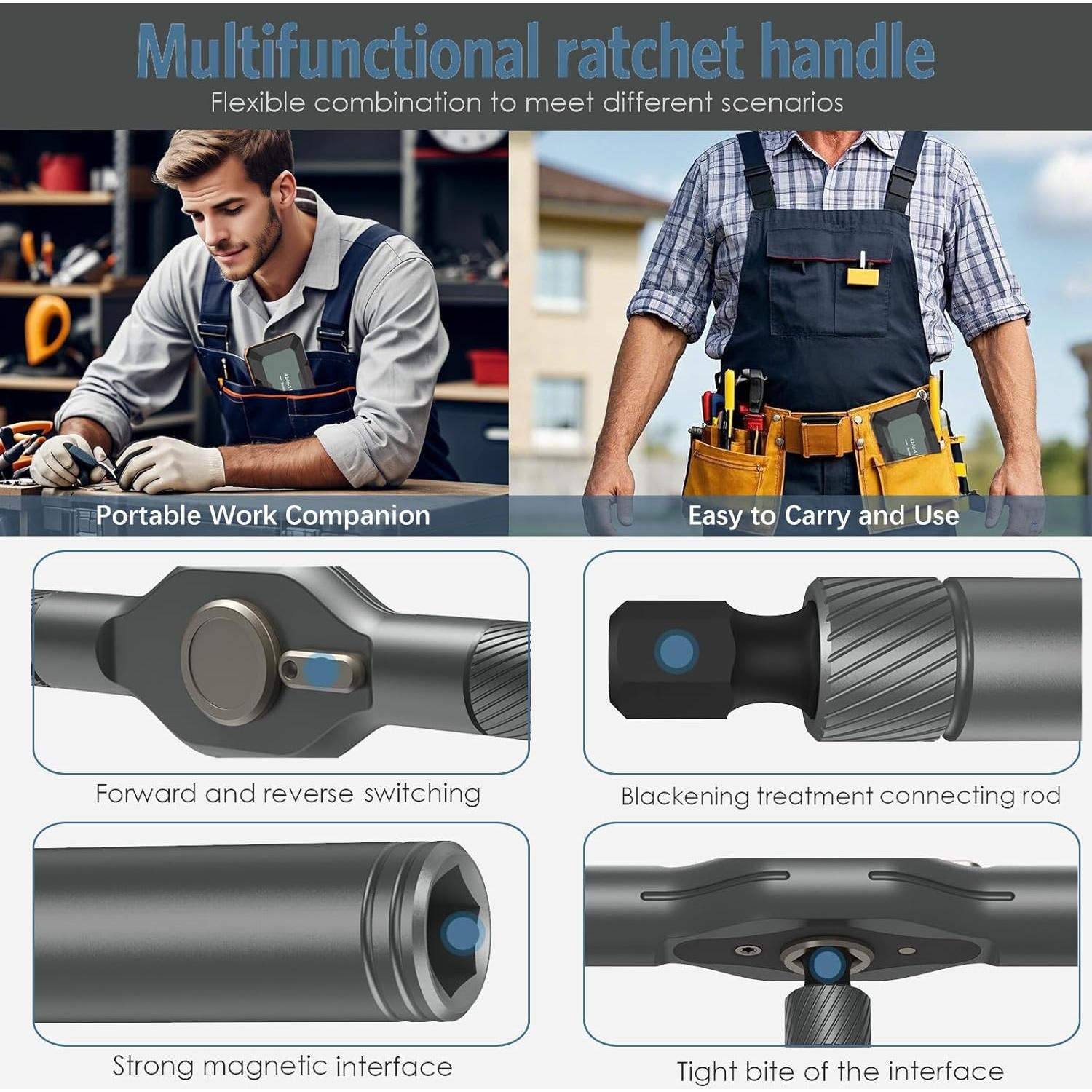 Juego de Destornilladores Magnéticos 42 en 1 Ankilo