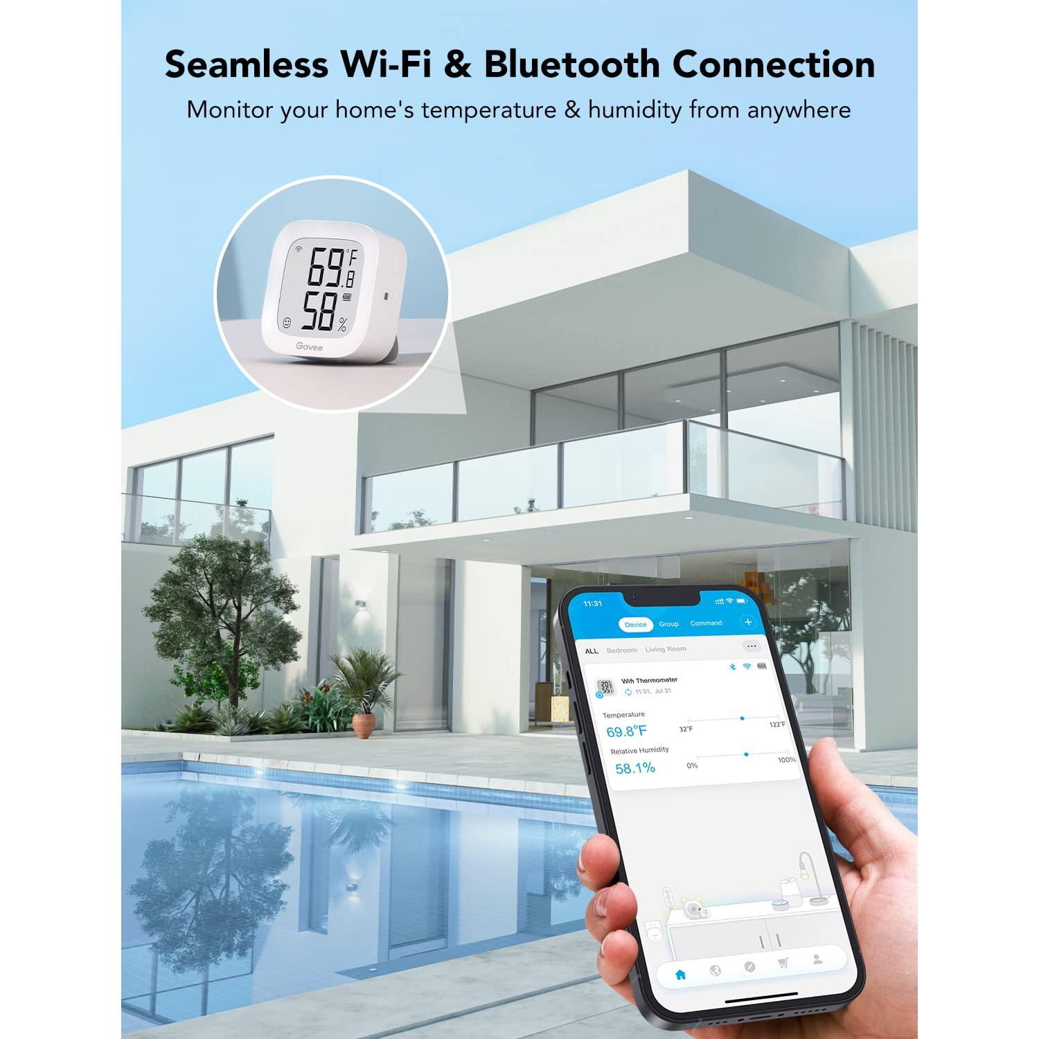 Termómetro Higrómetro WiFi Govee H5103 Sensor Digital