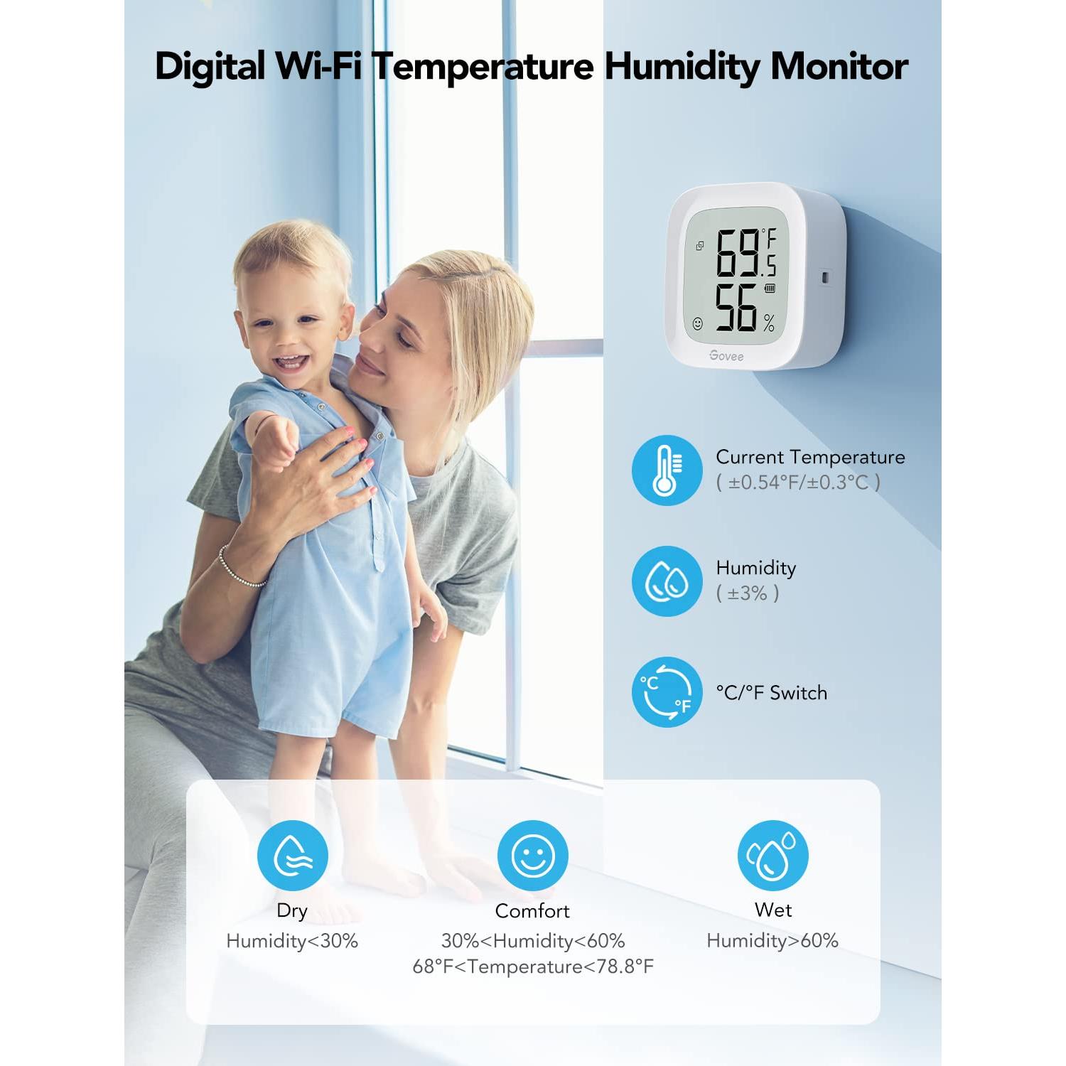 Termómetro Higrómetro WiFi Govee H5103 Sensor Digital