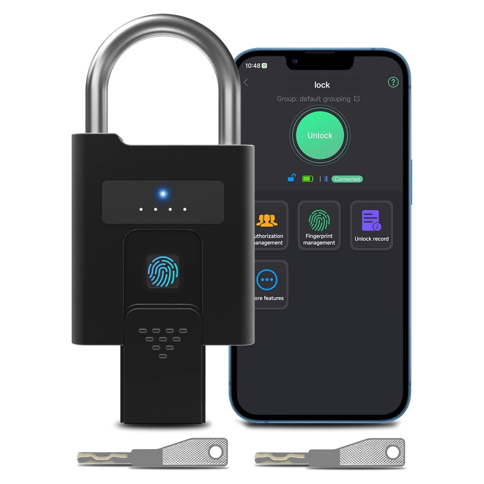 Candado Biométrico eLinkSmart HJ-P11BF con Bluetooth y Llave