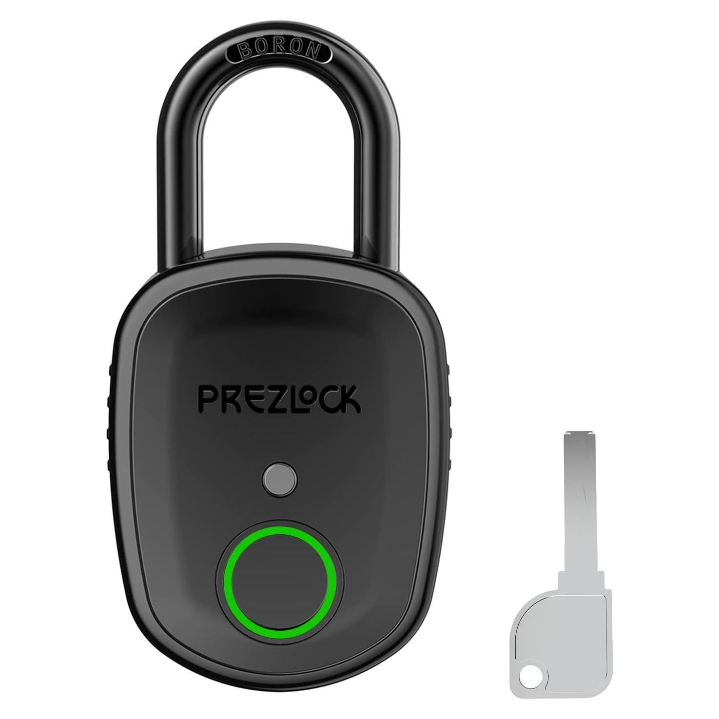 Candado Biométrico Prezlock con Huella Dactilar y Llave