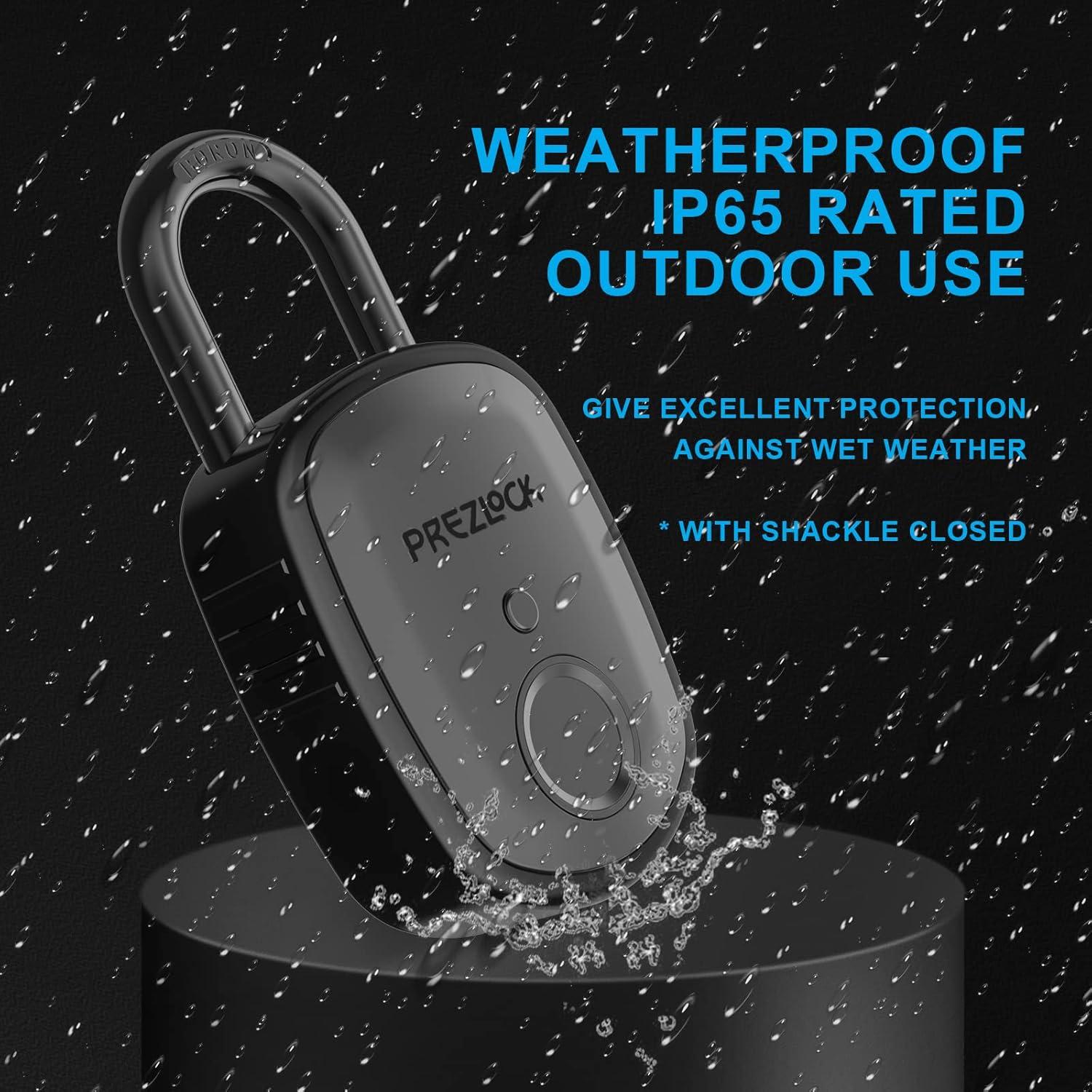 Candado Biométrico Prezlock con Huella Dactilar y Llave