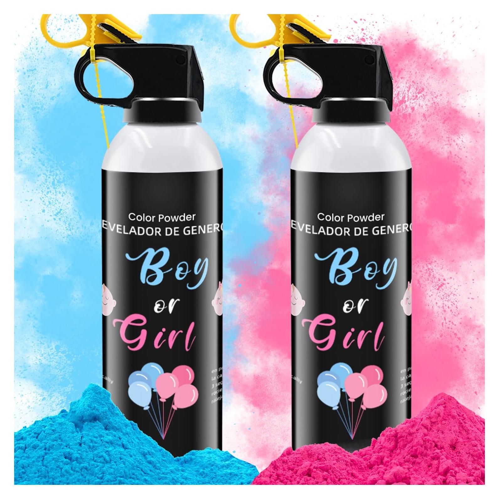 Extintor de Humo para Revelación de Género - 2 Paquete