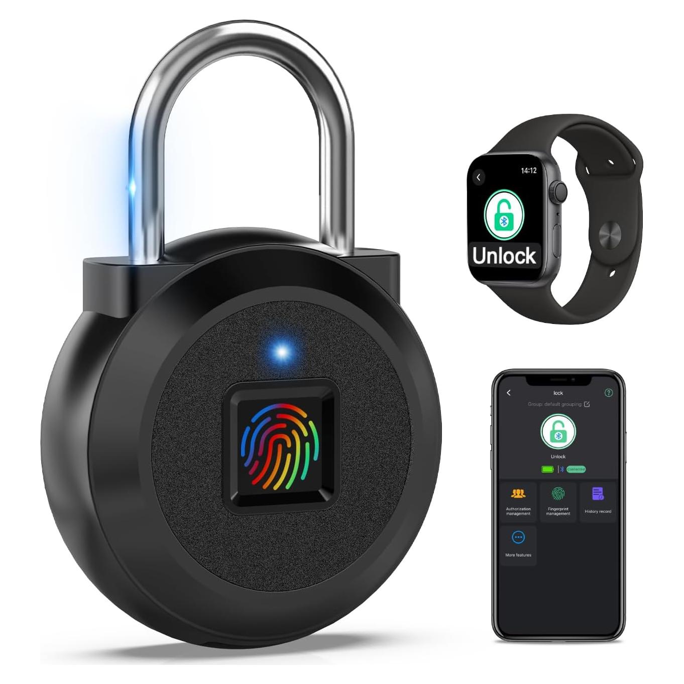 Candado Biométrico Eseesmart con Huella Dactilar 68g