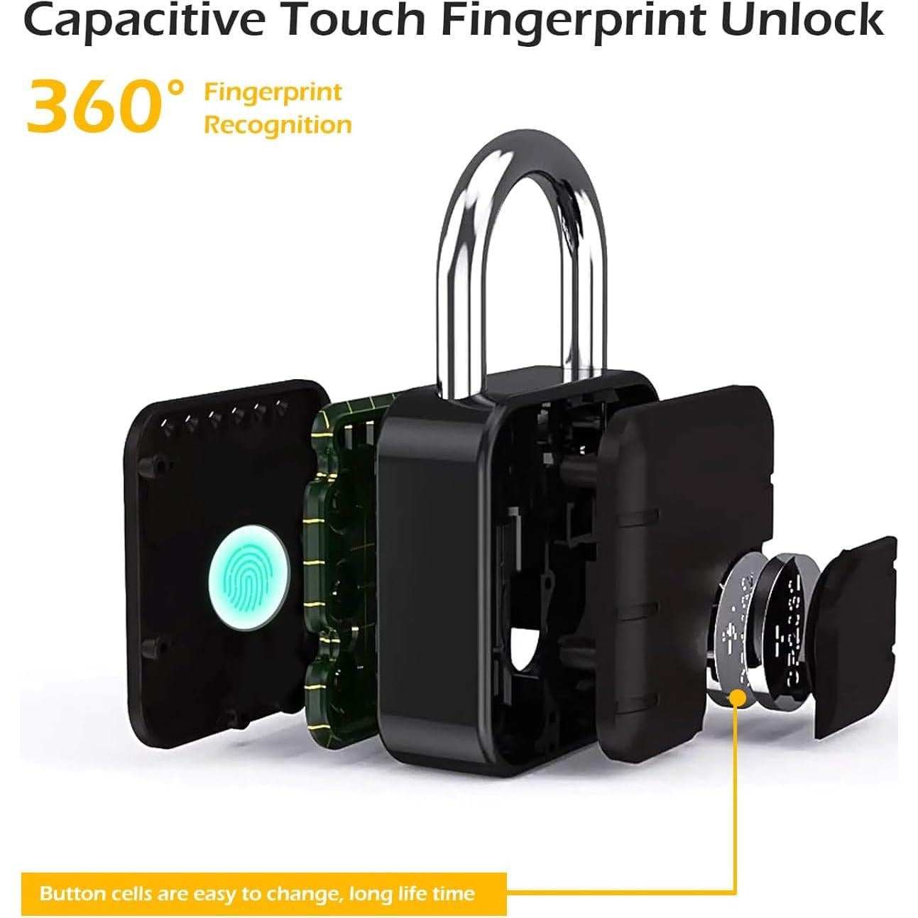Candado Inteligente NexusLab LOCK-P80 Huella Dactilar IP67