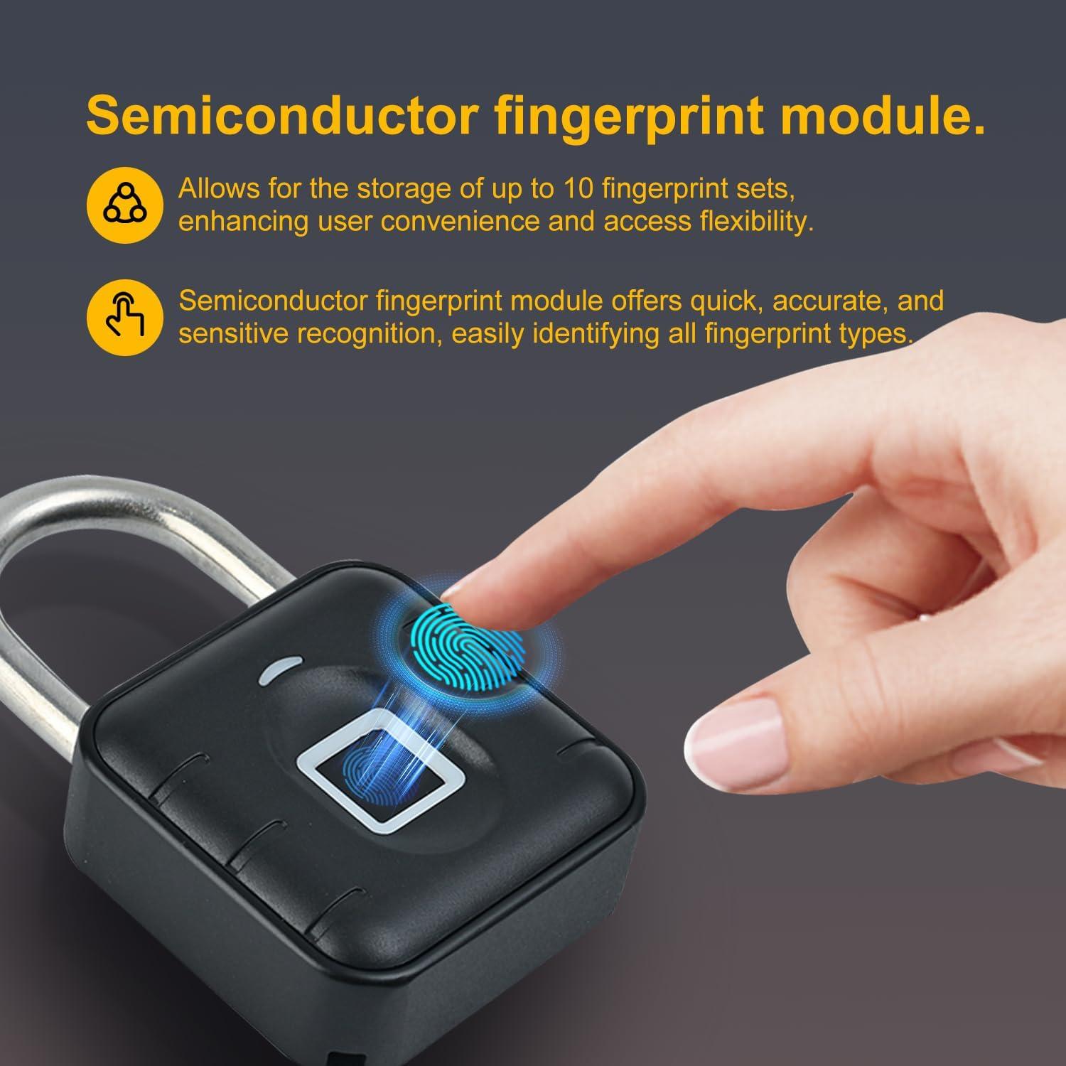 Candado Inteligente Biométrico NexusLab LOCK-P70 IP67