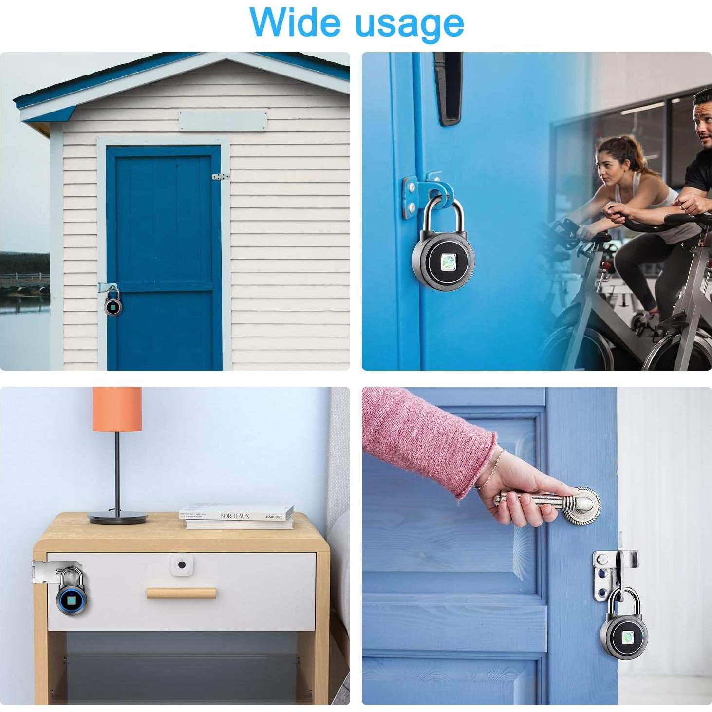 Candado Biométrico MEGAFEIS Bluetooth Gris 181g