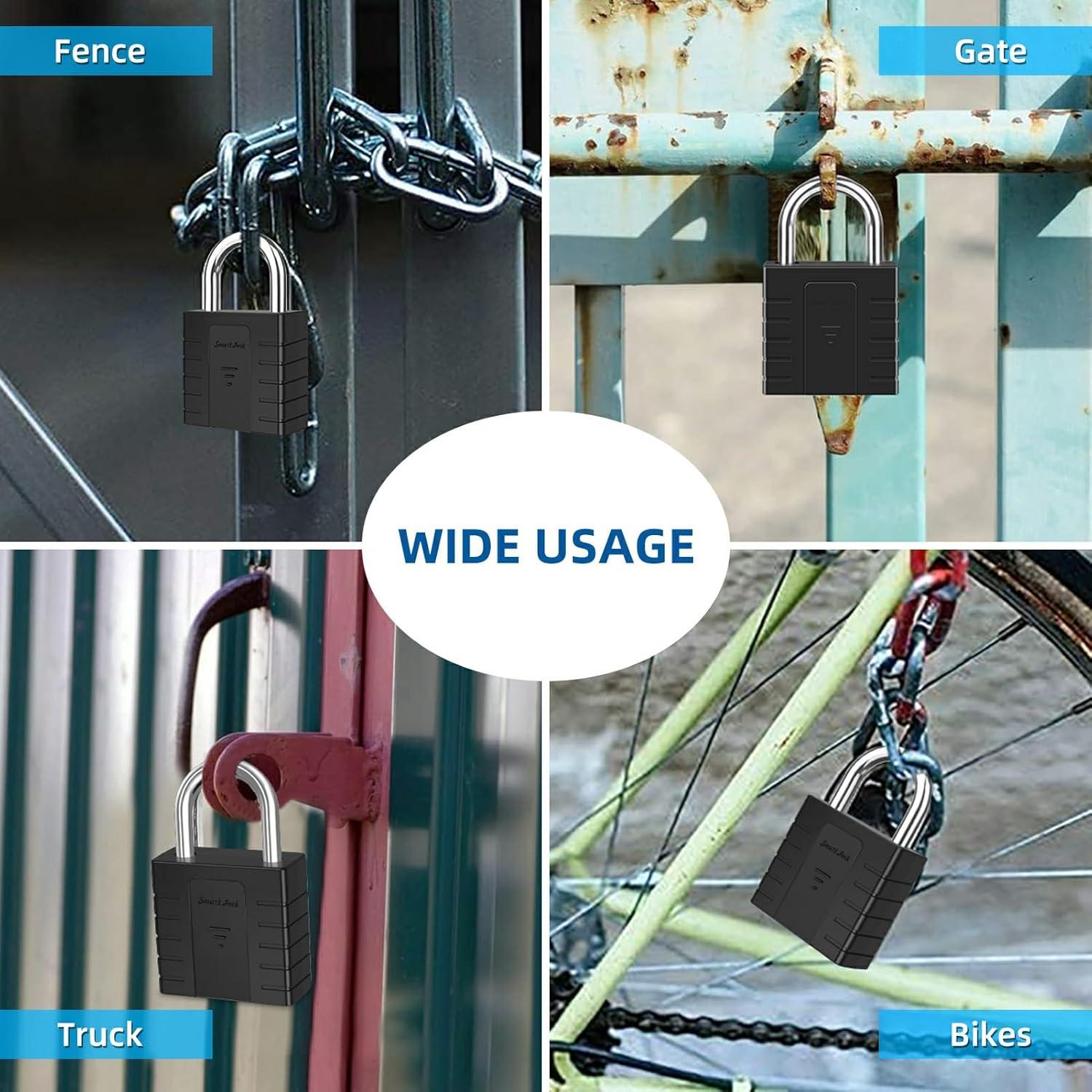 Candado Inteligente KENRONE Huella Dactilar Resistente IPX66