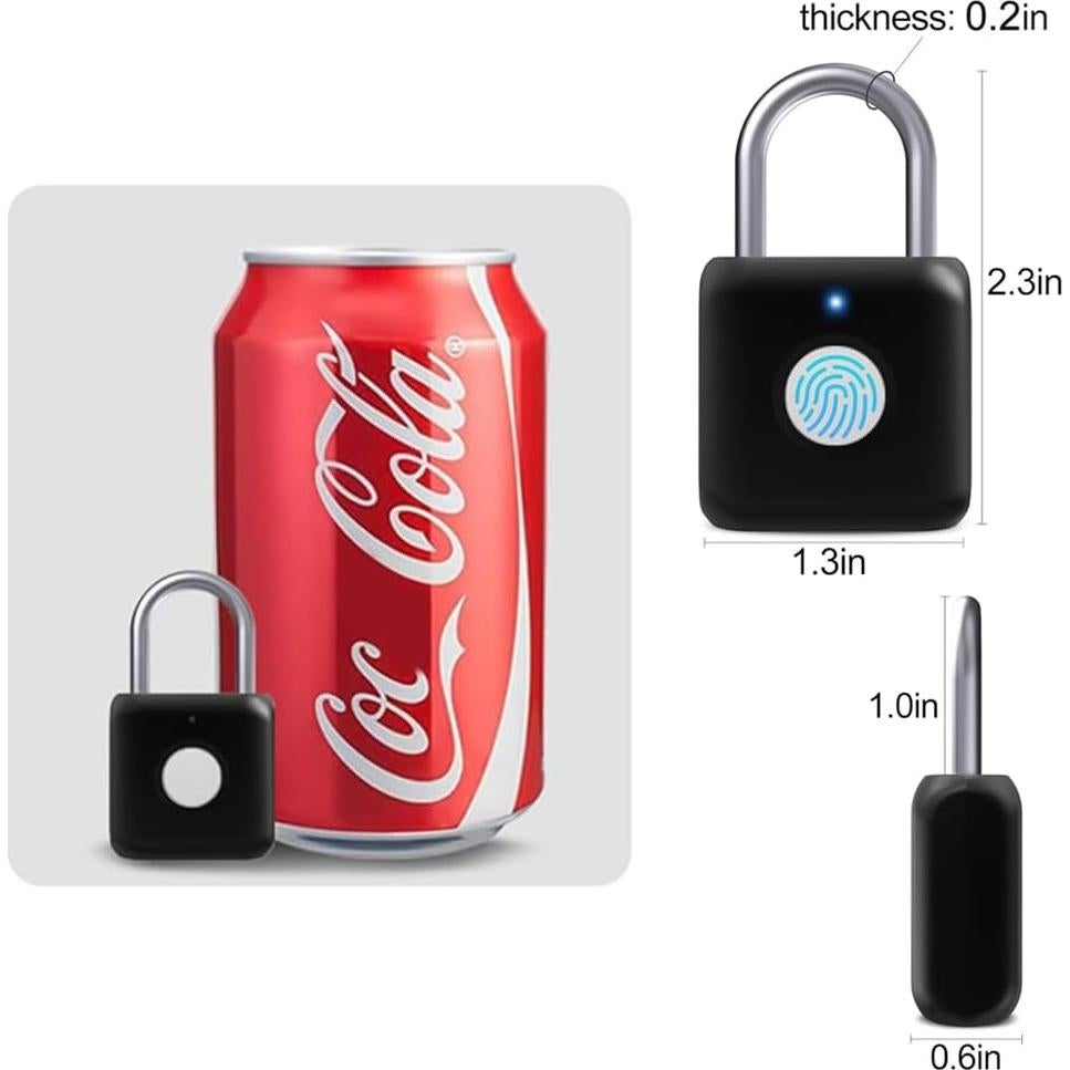 Candado Biométrico eLinkSmart YL-P8bf Bluetooth Negro