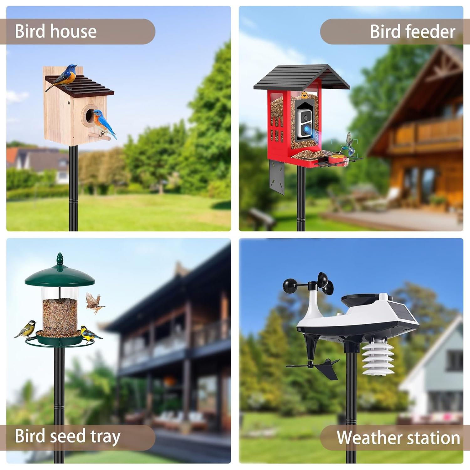 Poste para Casa de Aves ReTang 195 cm Ajustable Metal