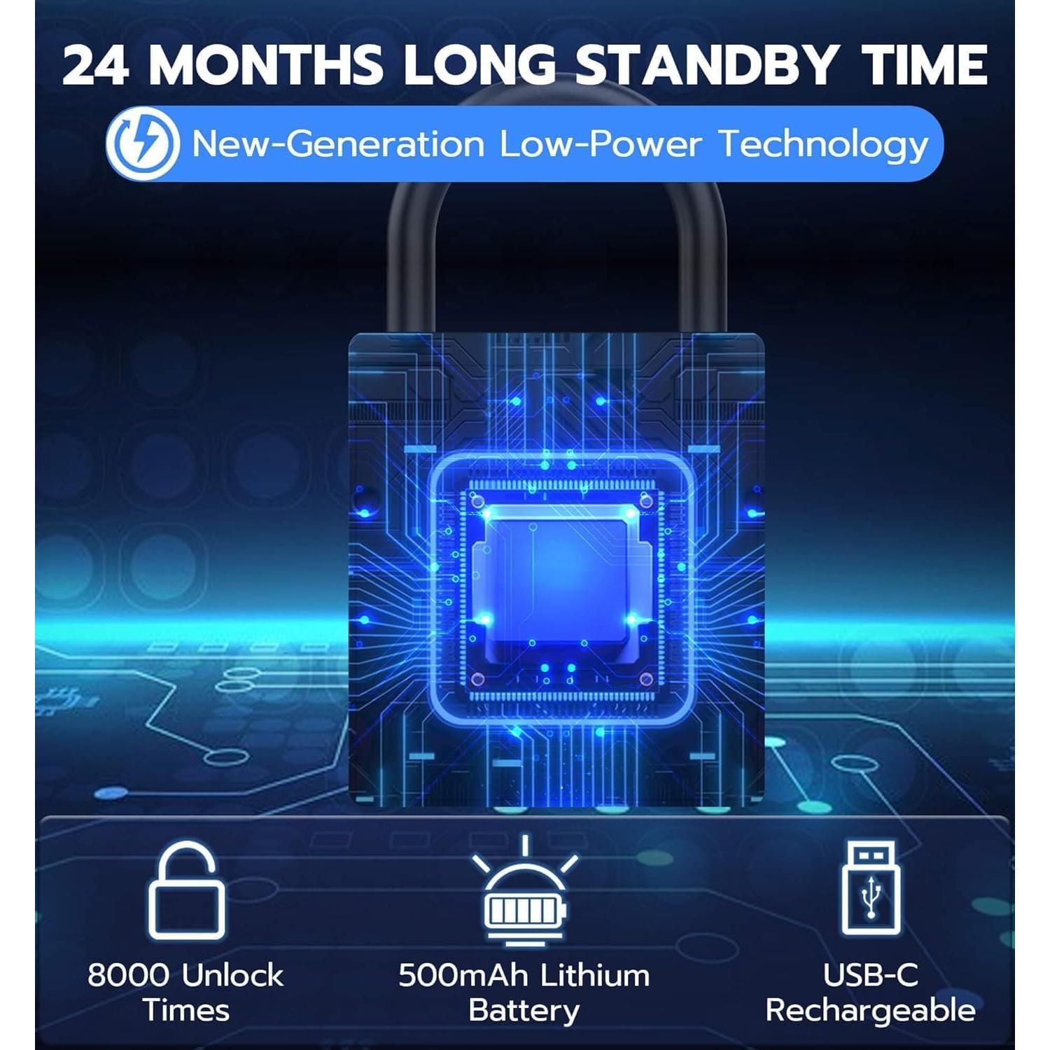Candado Inteligente eLinkSmart P12BC Alta Resistencia IP67