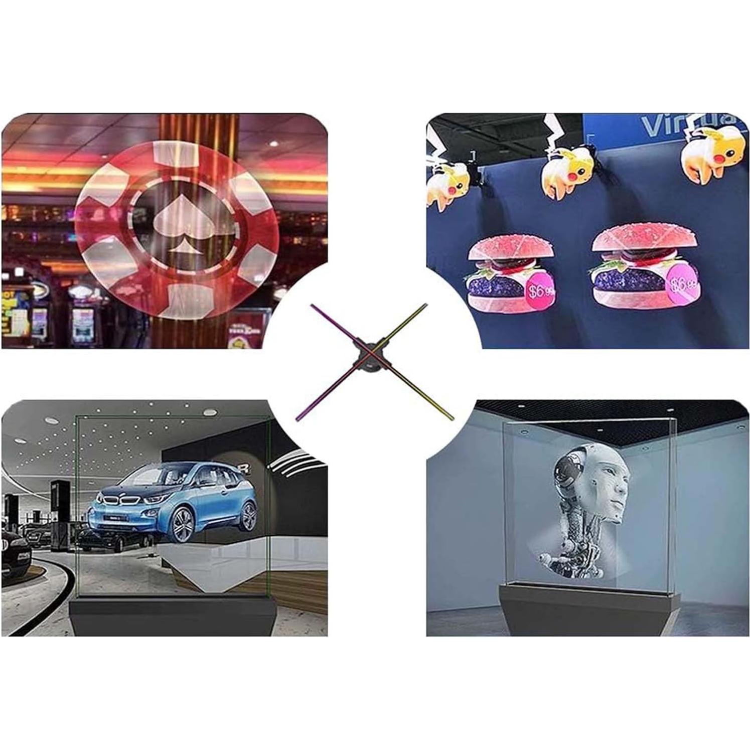 Ventilador Holográfico 3D Hologram 27.5" LED 2000x1440px