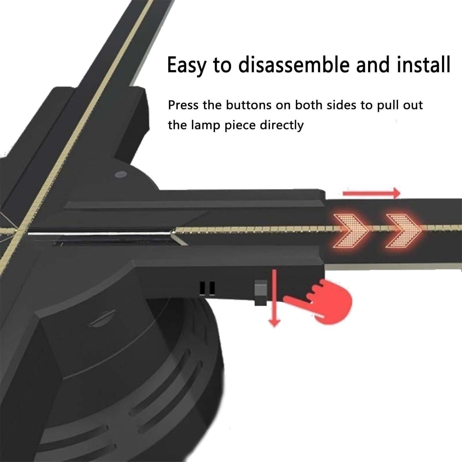 Ventilador Holográfico 3D Hologram 27.5" LED 2000x1440px