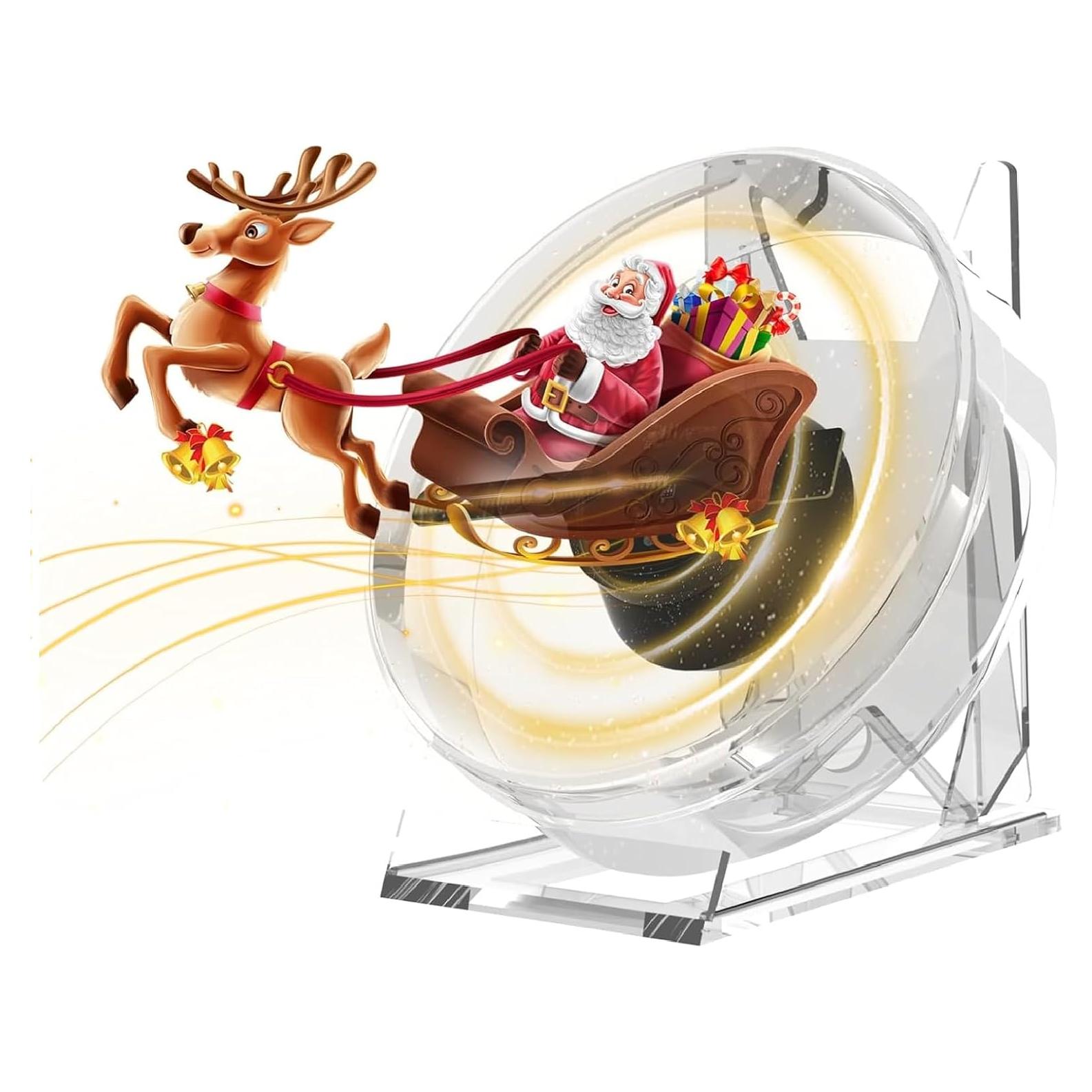 Ventilador Holográfico 3D HAVISIKR 12CM con WiFi y Audio