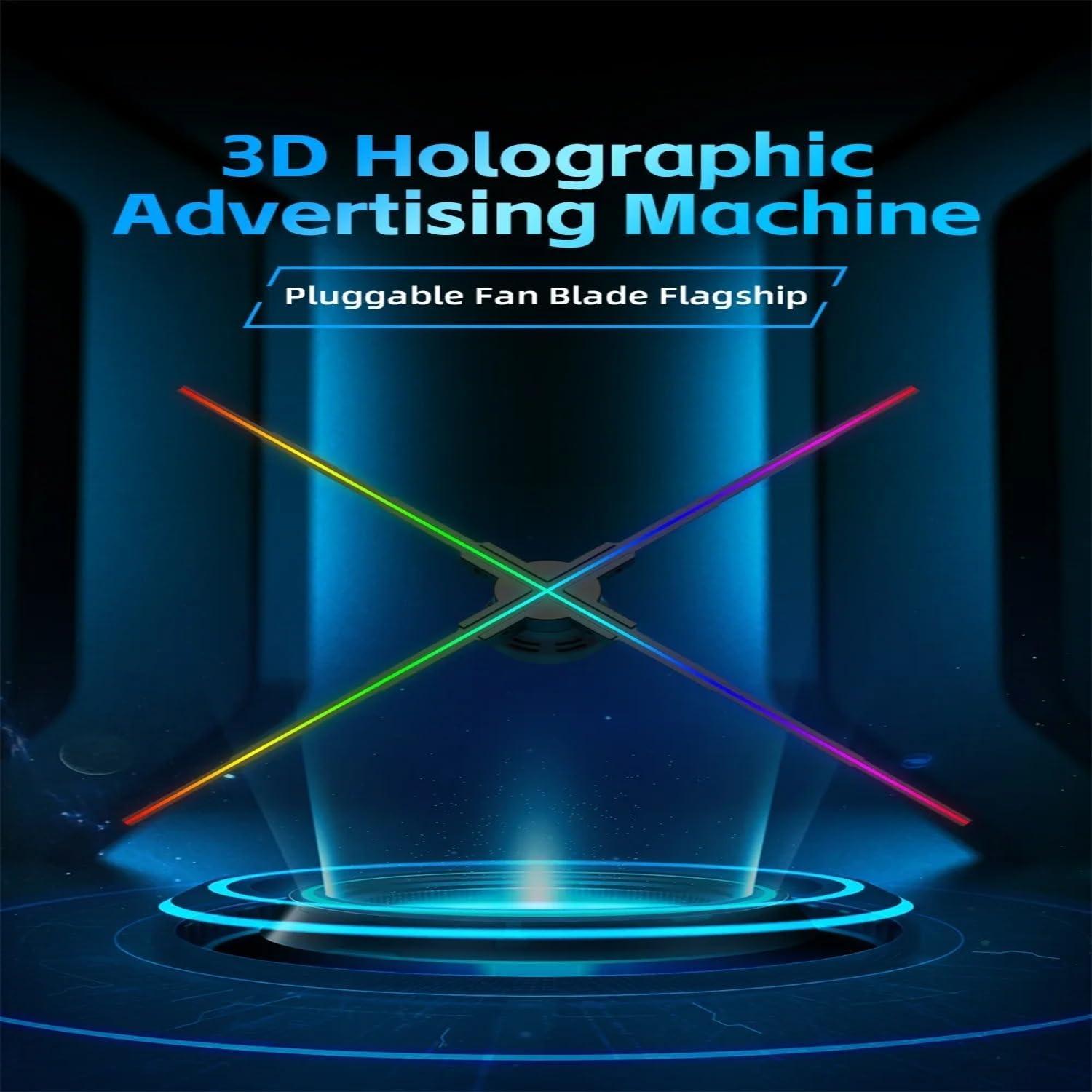 Ventilador Holográfico 3D GIWOX F65 25.6" 1080P LED