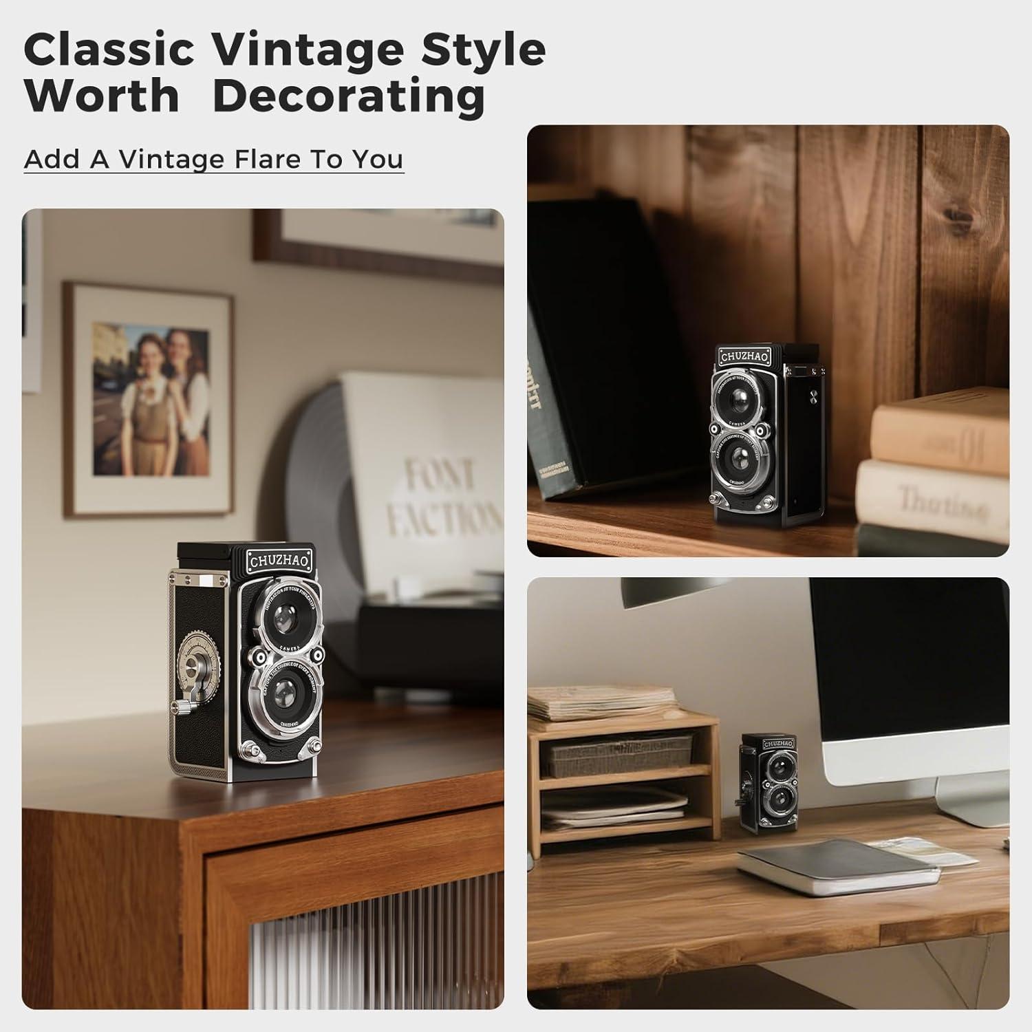 Cámara Digital Mini Retro TLR Chocapt 12MP 1080P FHD con SD 16GB