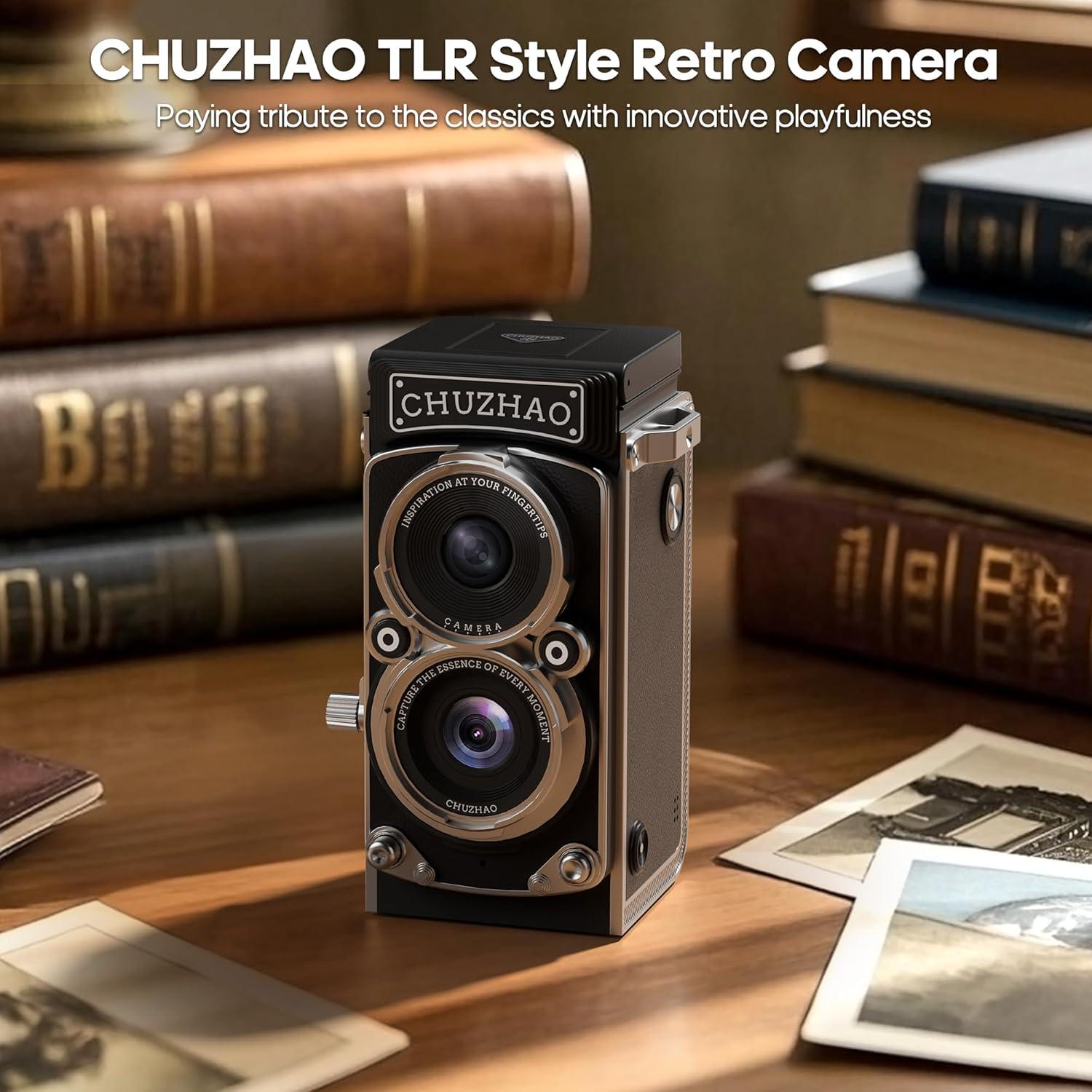 Cámara Digital Retro TLR NOWIFICAM Mini 12MP HD 1080P
