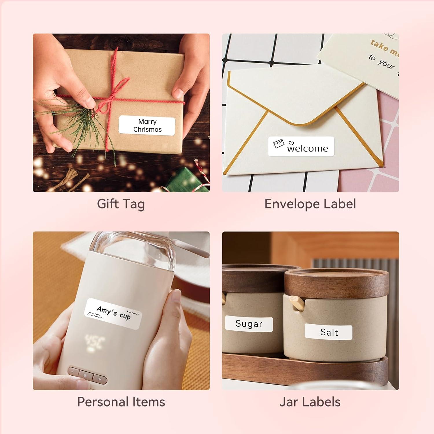 Cinta de Etiquetas NIIMBOT D11/D110/D101 12x40mm 3 Rollos