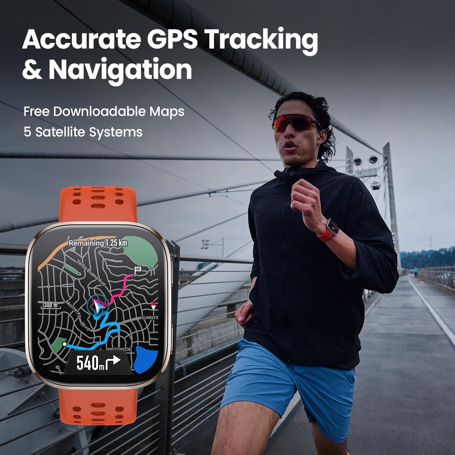 Reloj Inteligente Amazfit Bip 6 46mm, Pantalla AMOLED, GPS, 14 Días Batería