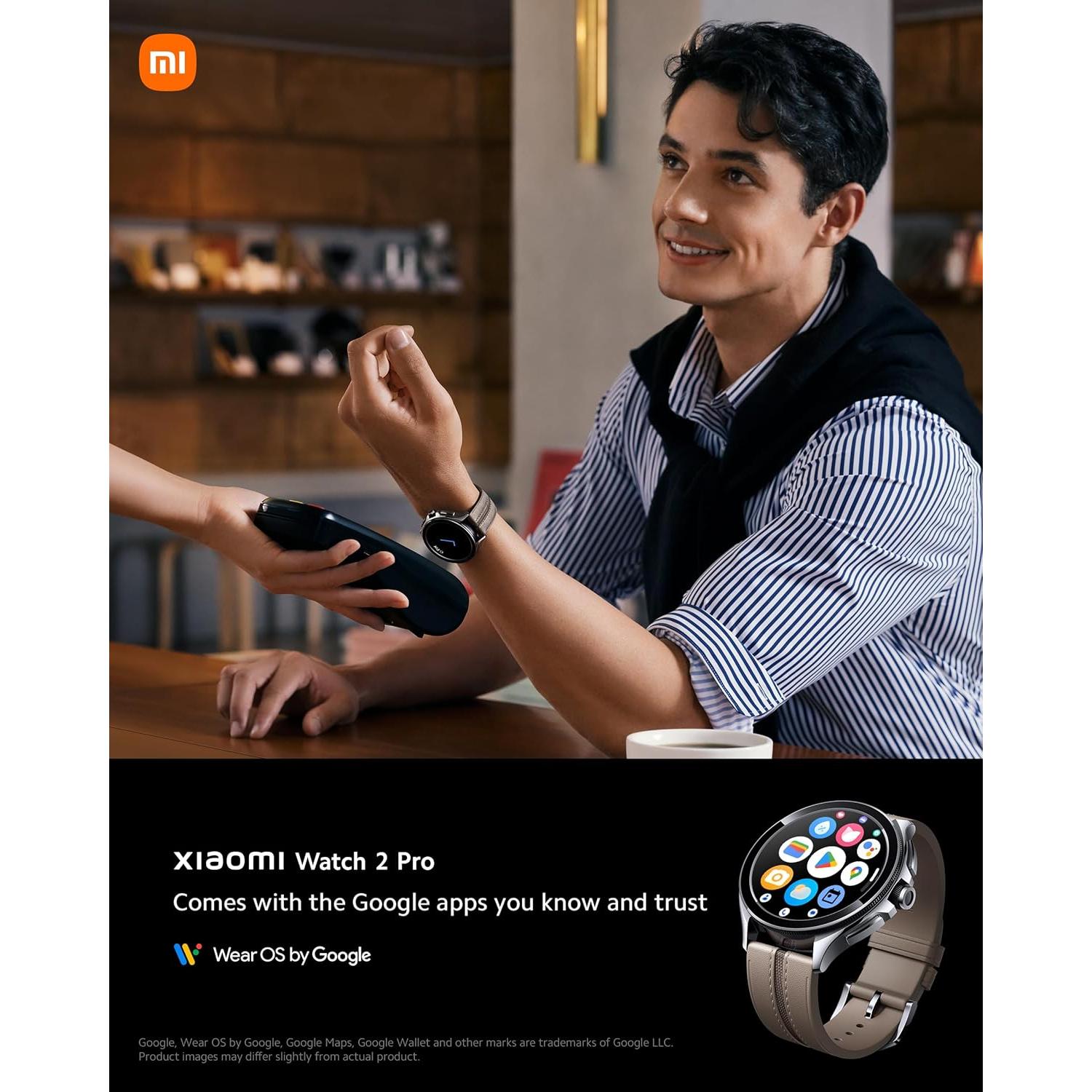 Reloj inteligente Xiaomi Watch 2 Pro, AMOLED 1.43", GNSS, eSIM