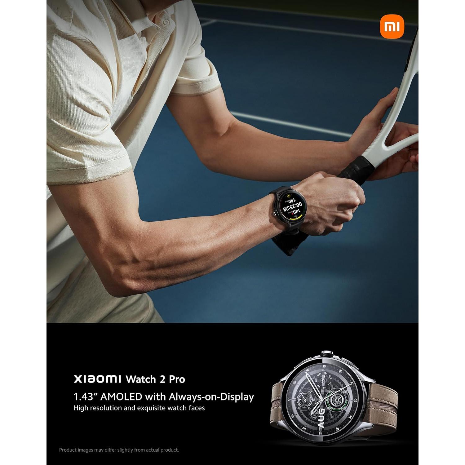 Reloj inteligente Xiaomi Watch 2 Pro, AMOLED 1.43", GNSS, eSIM