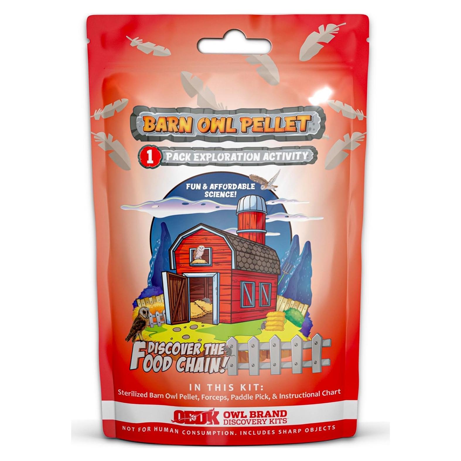 Pellets de Búho OBDK para Disección - 1 Paquete Pequeño