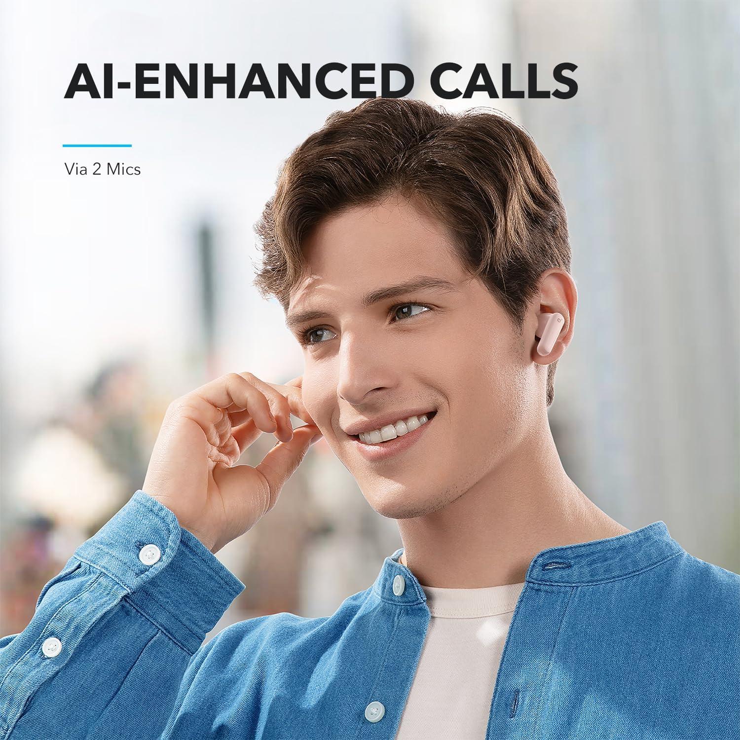 Auriculares Inalámbricos Soundcore P20i Anker Rosa 30H