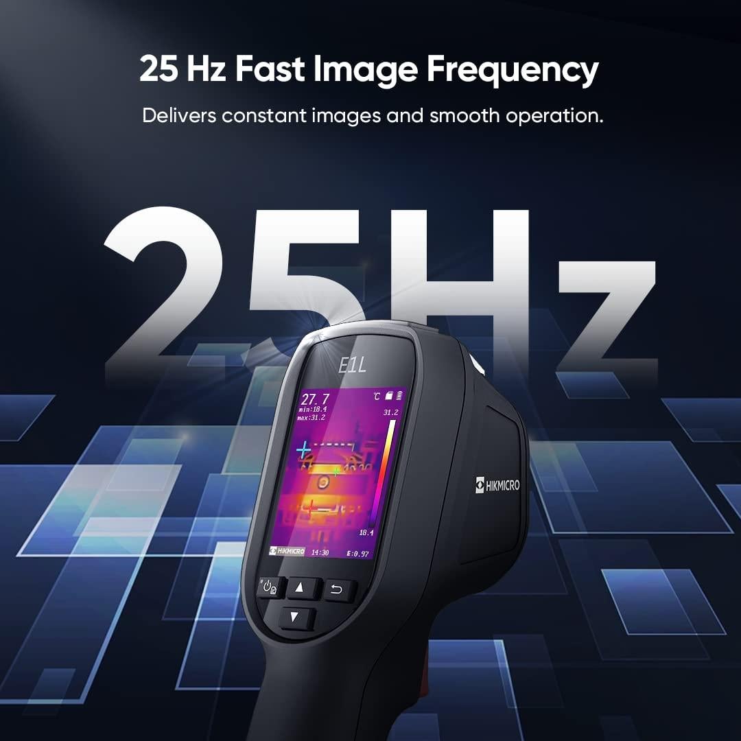 Cámara Termográfica HIKMICRO E1L 160x120 25Hz -20°C a 550°C