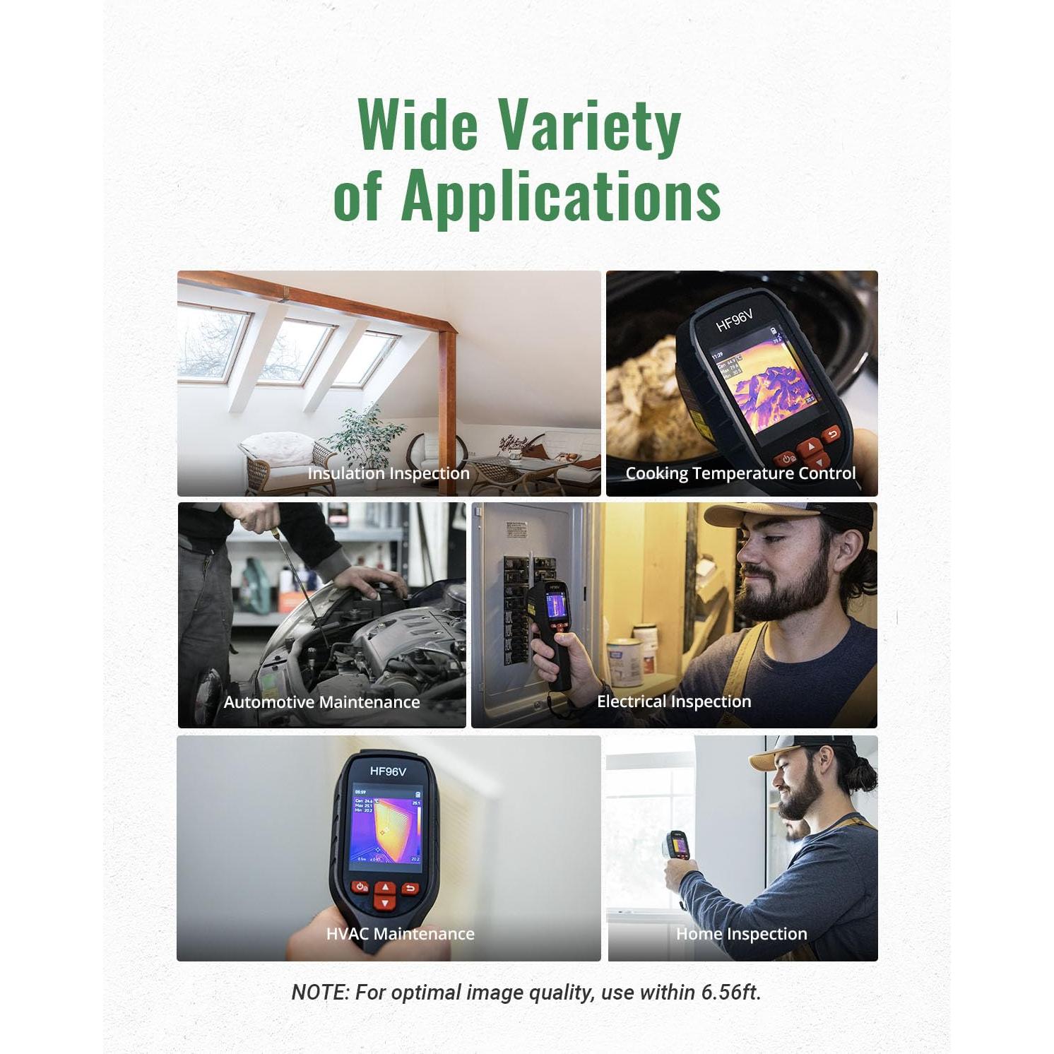 Cámara Térmica HSFTOOLS HF96V 240x240, Infrarroja IP54