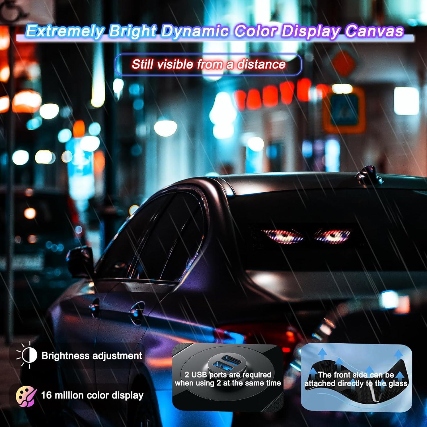 Cartel LED Programable Super RGB 38,1x10,2 cm Control APP