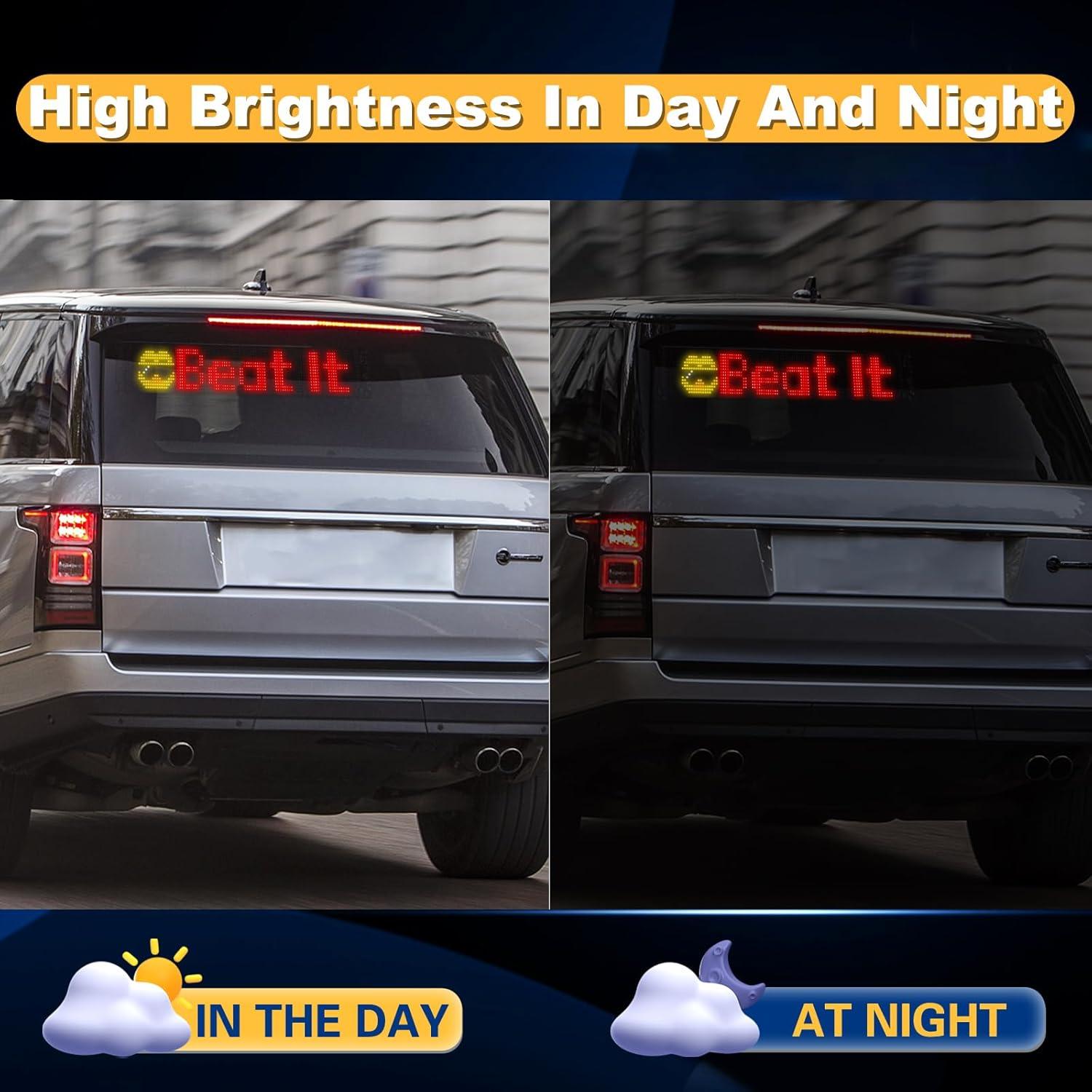 Cartel LED Publicitario Programable Howdot 12x60 cm USB