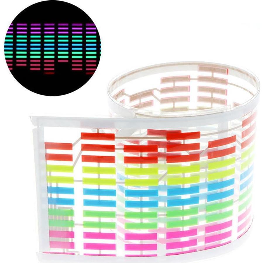 Luz LED Ecualizador Musical ESUPPORT 45x11cm Multicolor