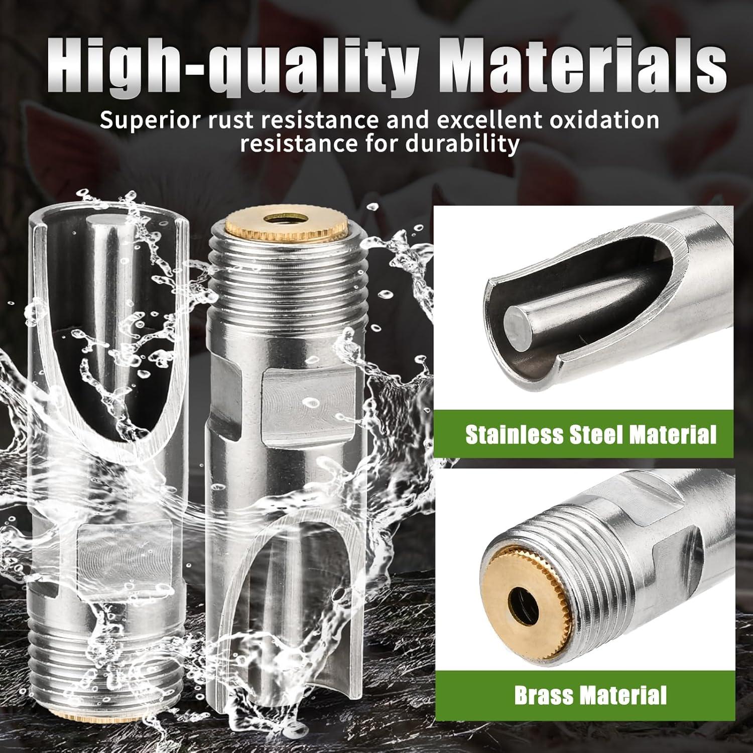 Kit Bebedero Automático Cerdo Ullnosoo 5 Piezas Acero Inoxidable