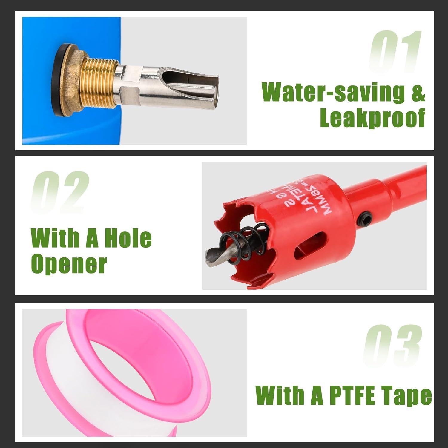 Kit Bebedero Automático Cerdo Ullnosoo 5 Piezas Acero Inoxidable