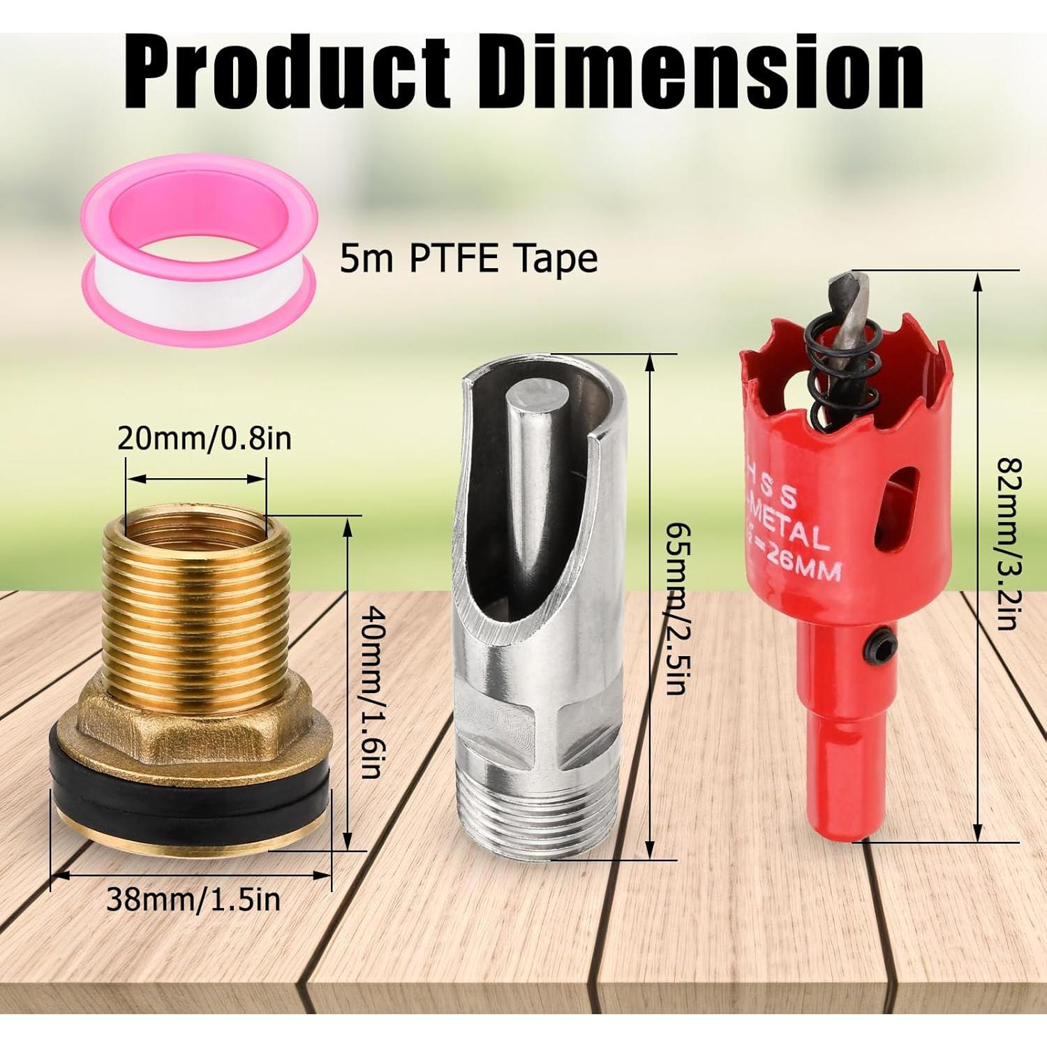 Kit Bebedero Automático Cerdo Ullnosoo 5 Piezas Acero Inoxidable