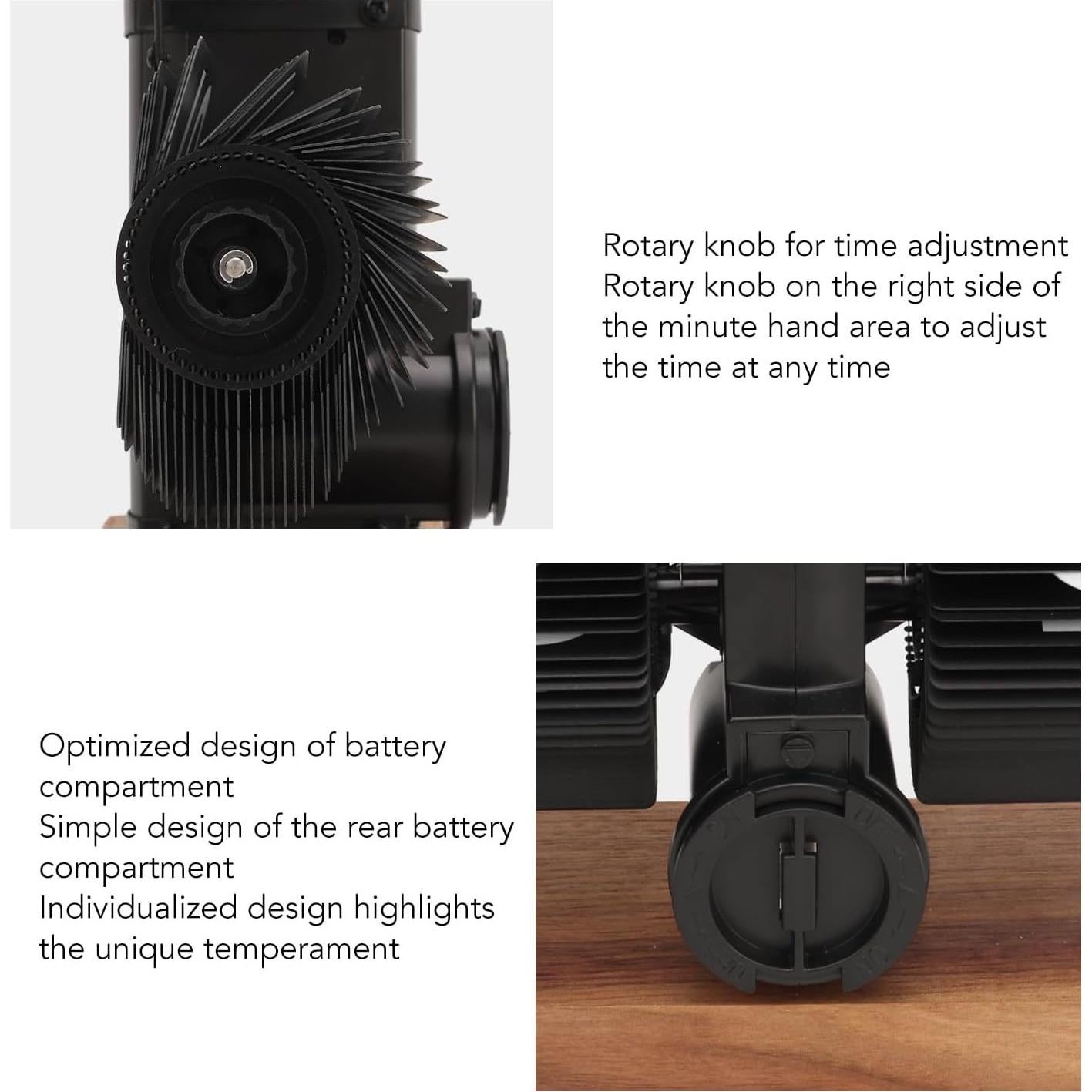 Reloj Digital Plegable Pissente con Ajuste Fácil y Pantalla Legible