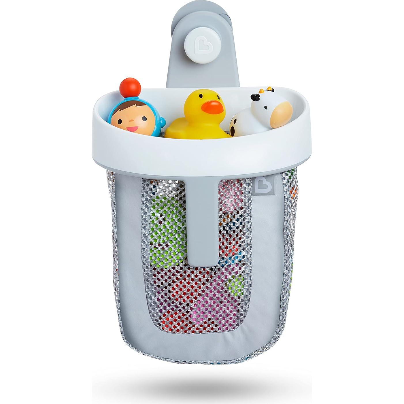 Munchkin Almacenamiento Juguetes Baño Colgante Malla Gris