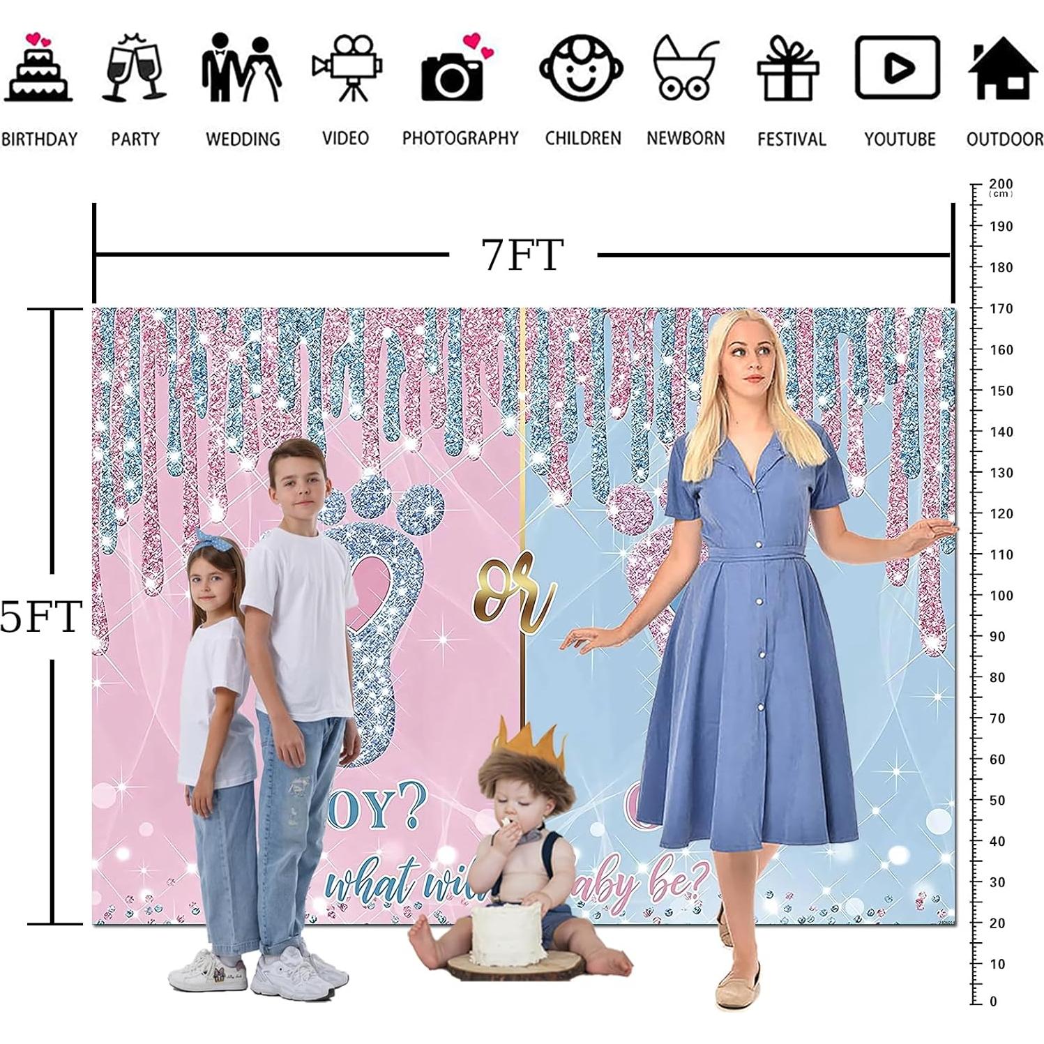 Fondo de Revelación de Género ADOFUN 213x152 cm Decoración