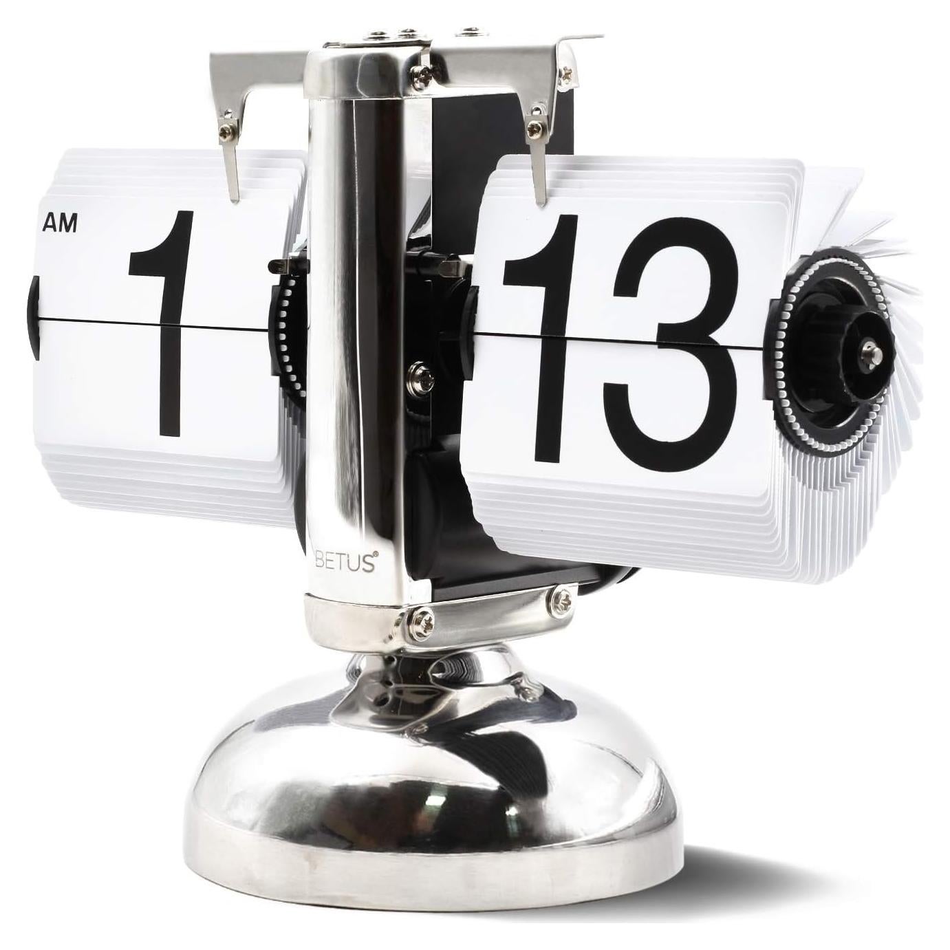 Reloj de Mesa Betus Retro Digital 20x16x8 cm Blanco