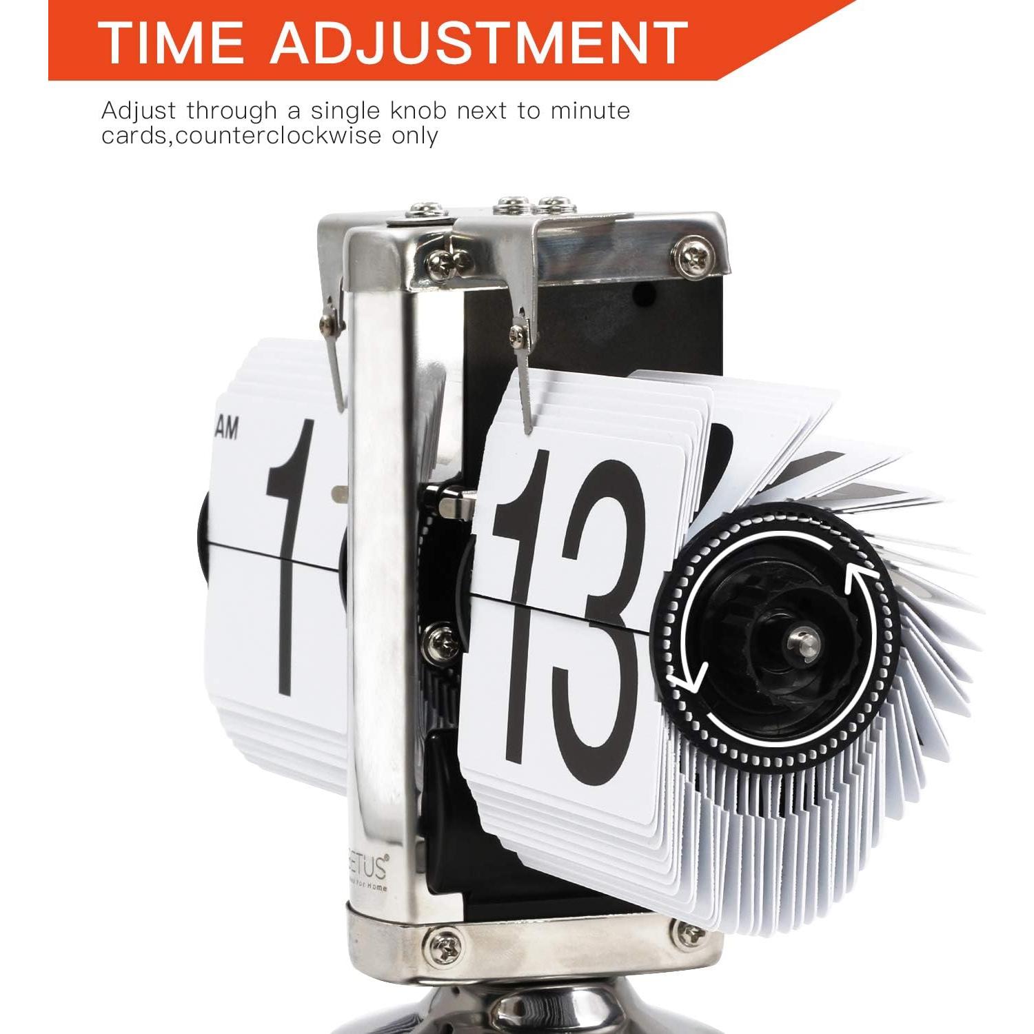 Reloj de Mesa Betus Retro Digital 20x16x8 cm Blanco