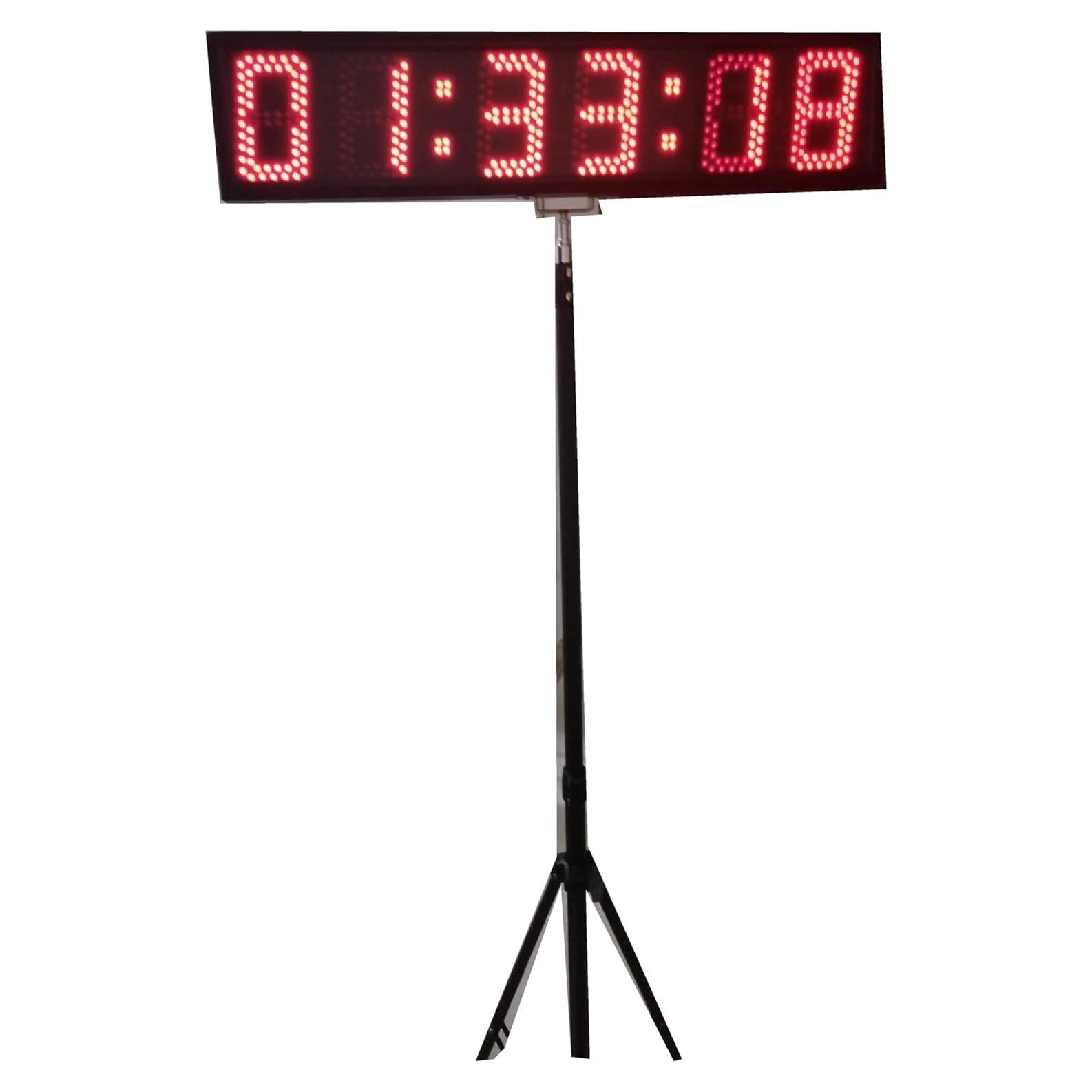 Reloj Cronómetro LED AZOOU 5" Rojo con Trípode