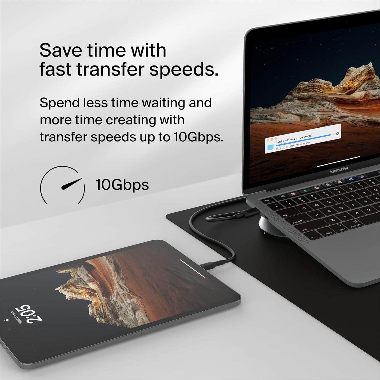 Dock USB-C 11-en-1 Belkin Connect Pro 100W 10Gbps Gris