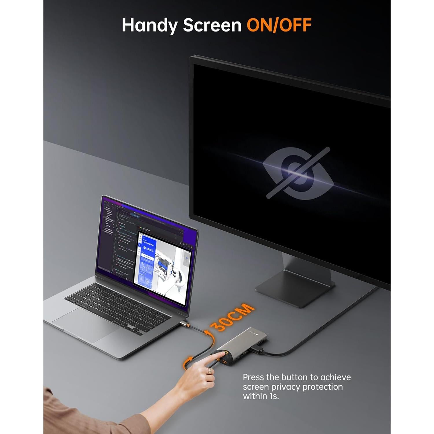 Estación de Acoplamiento USB C NOVOO 15 en 1 para 3 Monitores