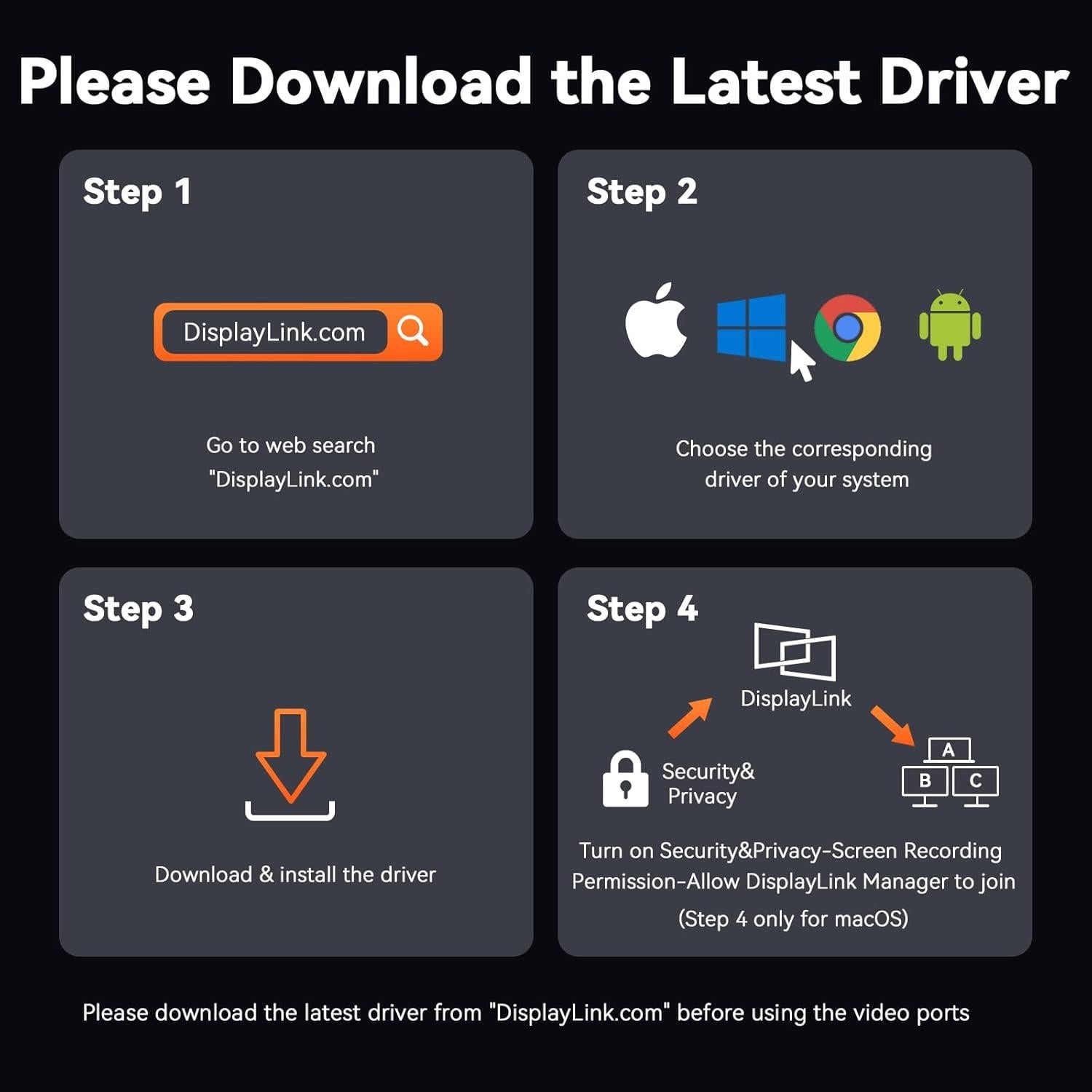 Estación de Acoplamiento TobenONE USB C 14-en-1 para 3 Monitores