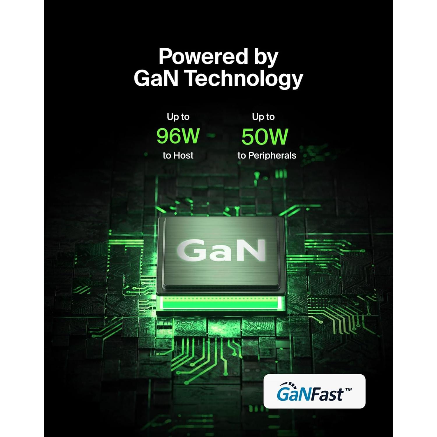 Dock USB-C Belkin Pro GaN 150W 11-en-1 Triple Monitor